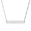 'Touch of 'Tism" Horizontal Bar Necklace