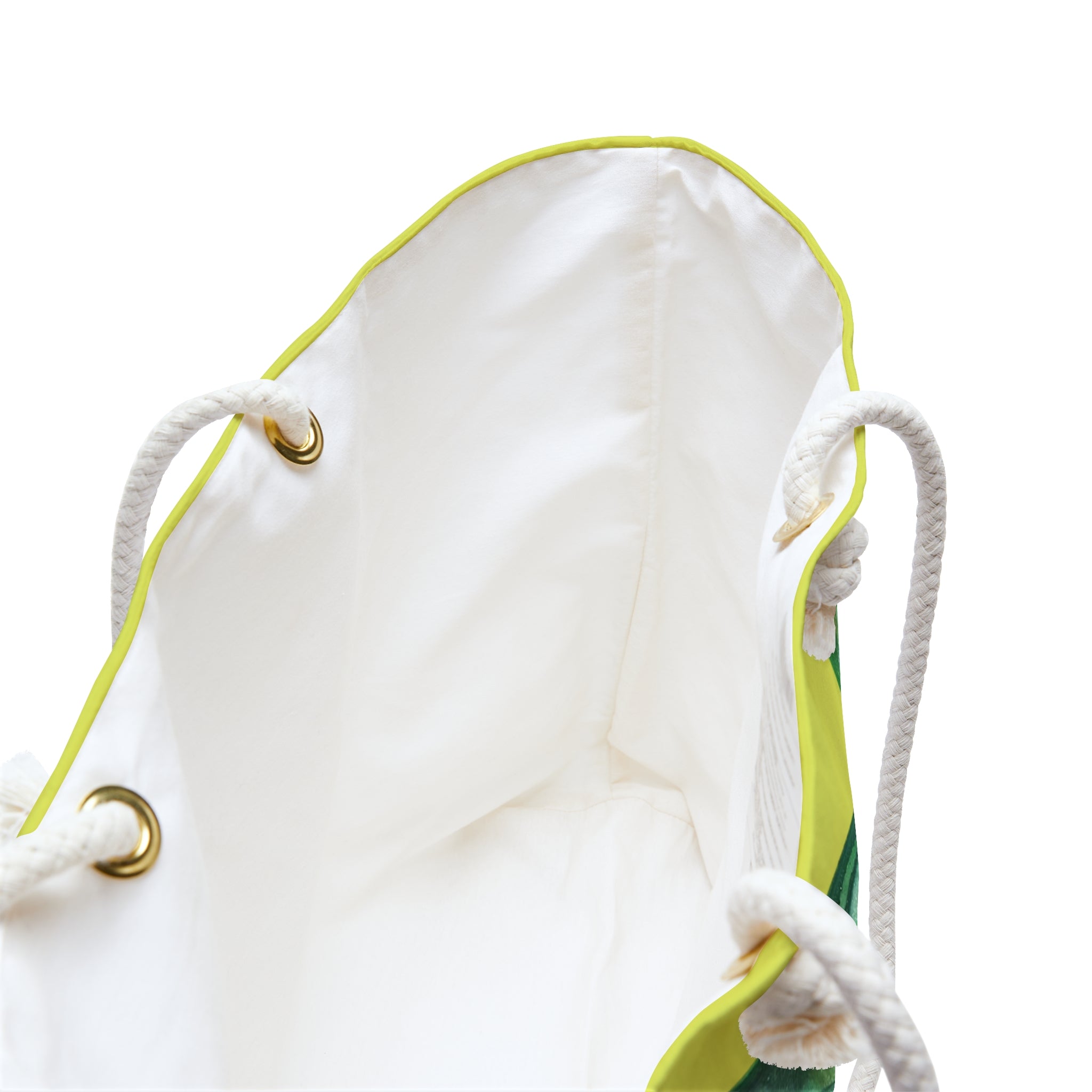Green Bird Large Shoulder Bag Double Strap Weekender Day Travel Tote
