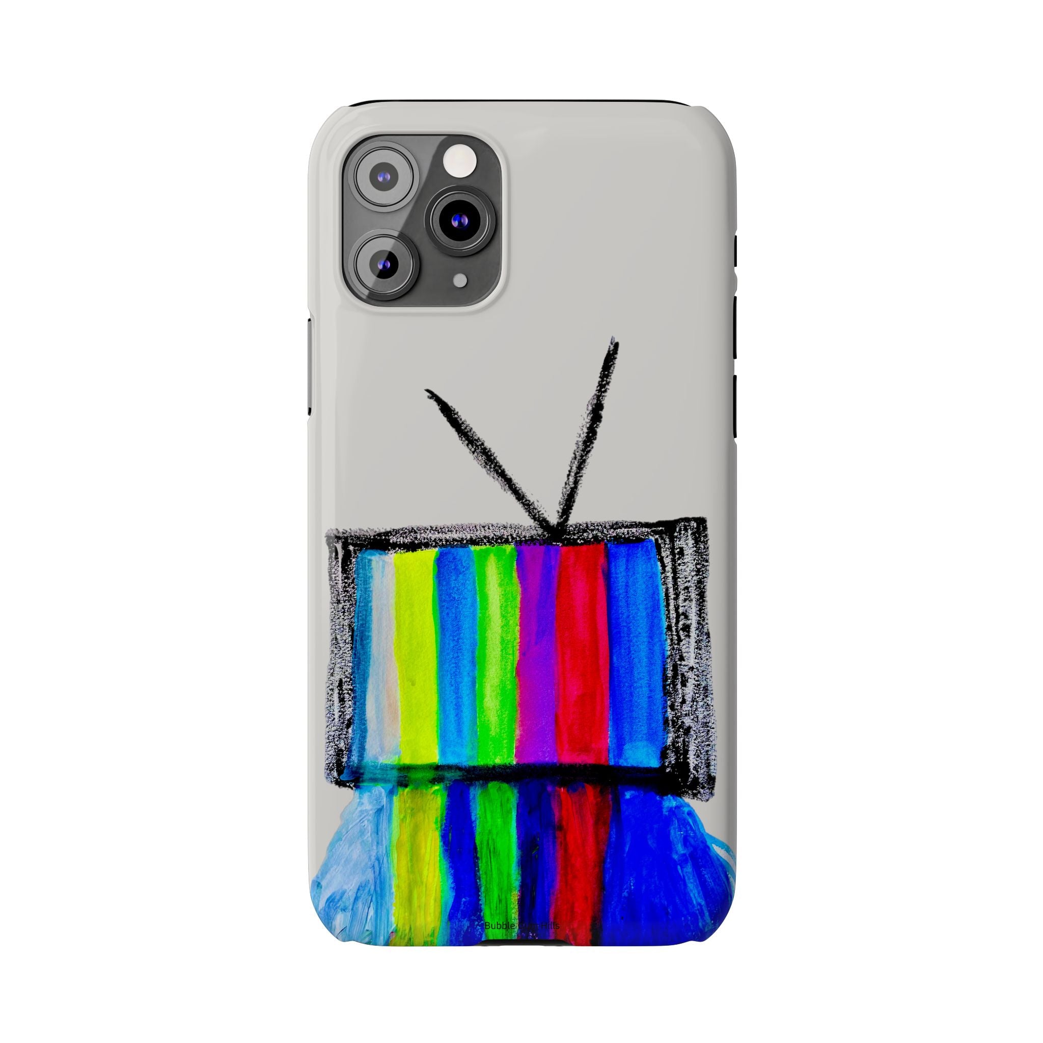Retro Color Bar Melting TV  SMTP—  Slim Mobile iPhone Case