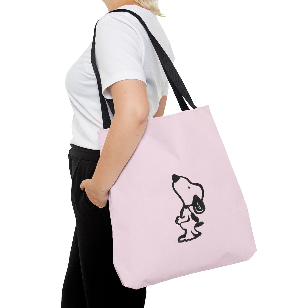 Beagle Puppy Dog Tote Bag - Shoulder 2 Straps Medium Shop, Market, Day or Travel Bag