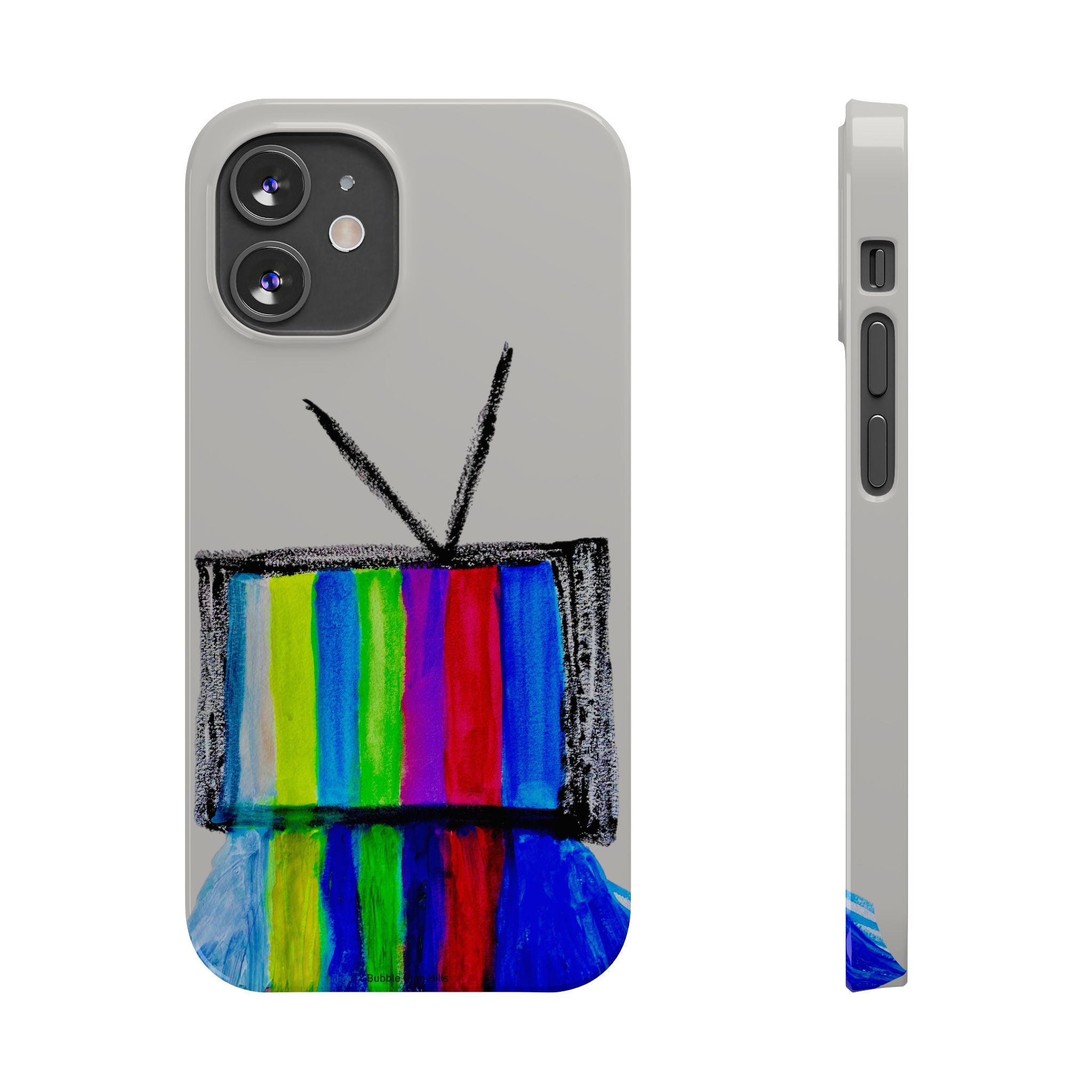 Retro Color Bar Melting TV  SMTP—  Slim Mobile iPhone Case