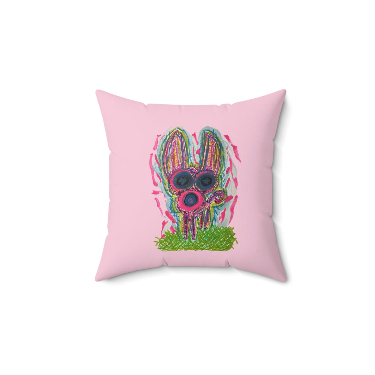 Pet Chihuahua Square Throw Pillow — Pink Dopamine Novelty Decor- Dog / Chihuahua Lovers