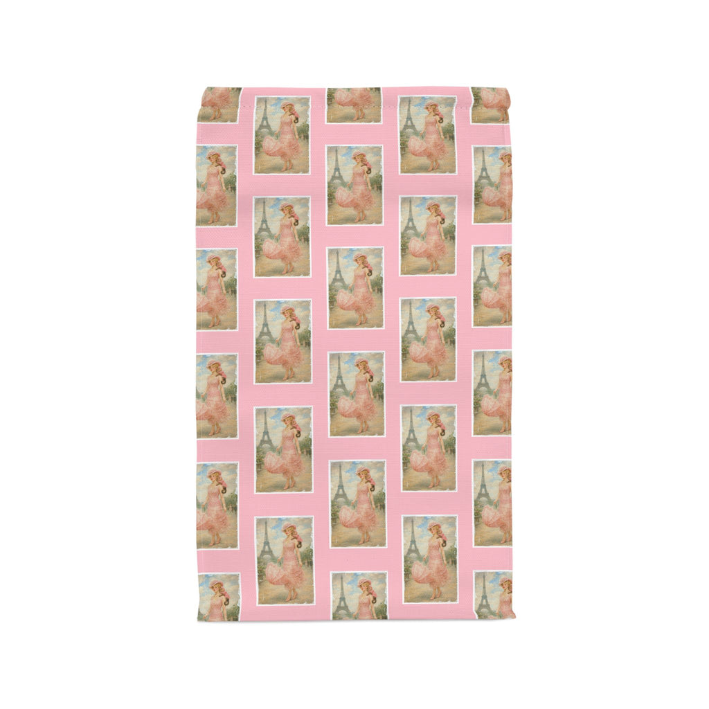 Parisian Vintage Lady Lunch Bag — Eiffel Tower