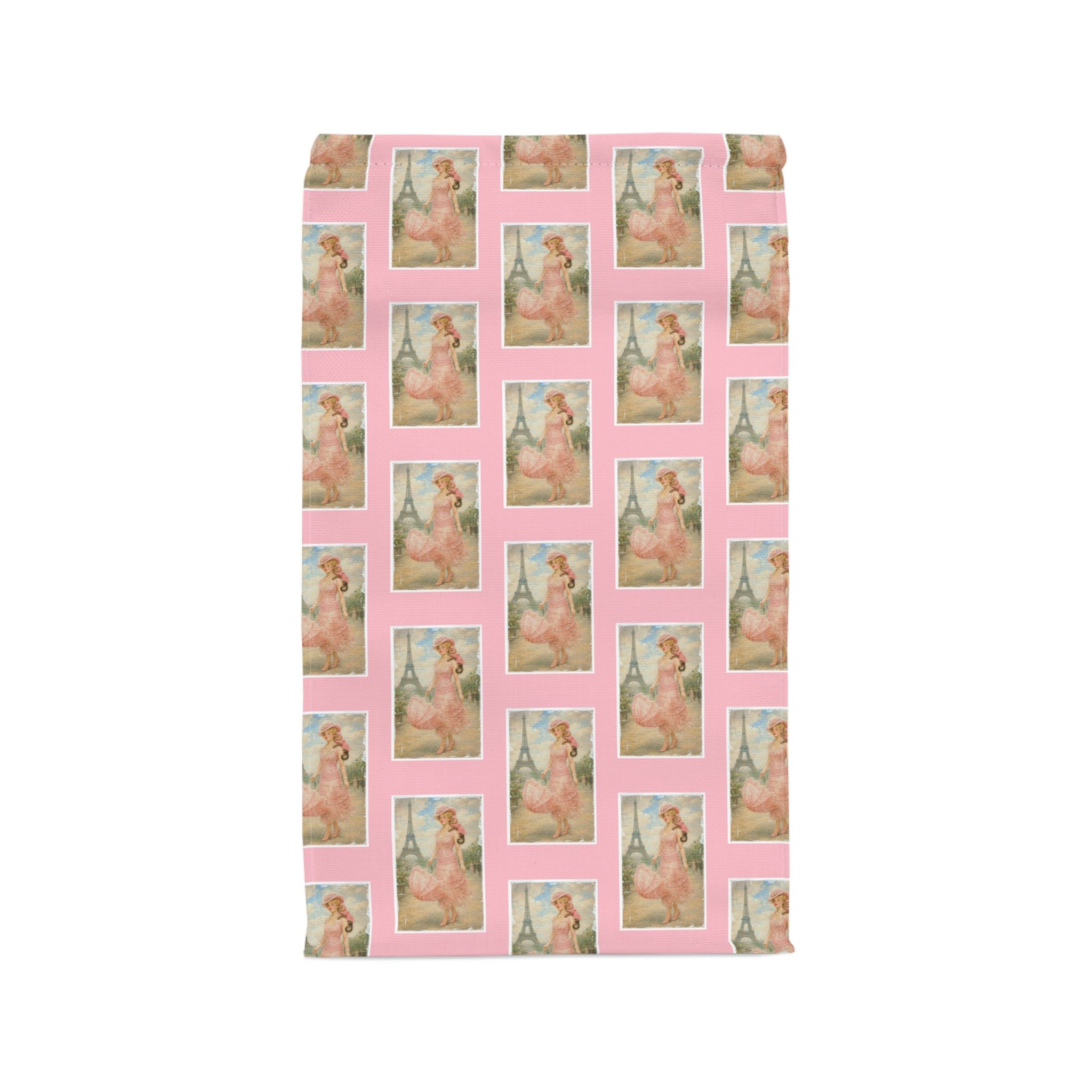 Parisian Vintage Lady Lunch Bag — Eiffel Tower