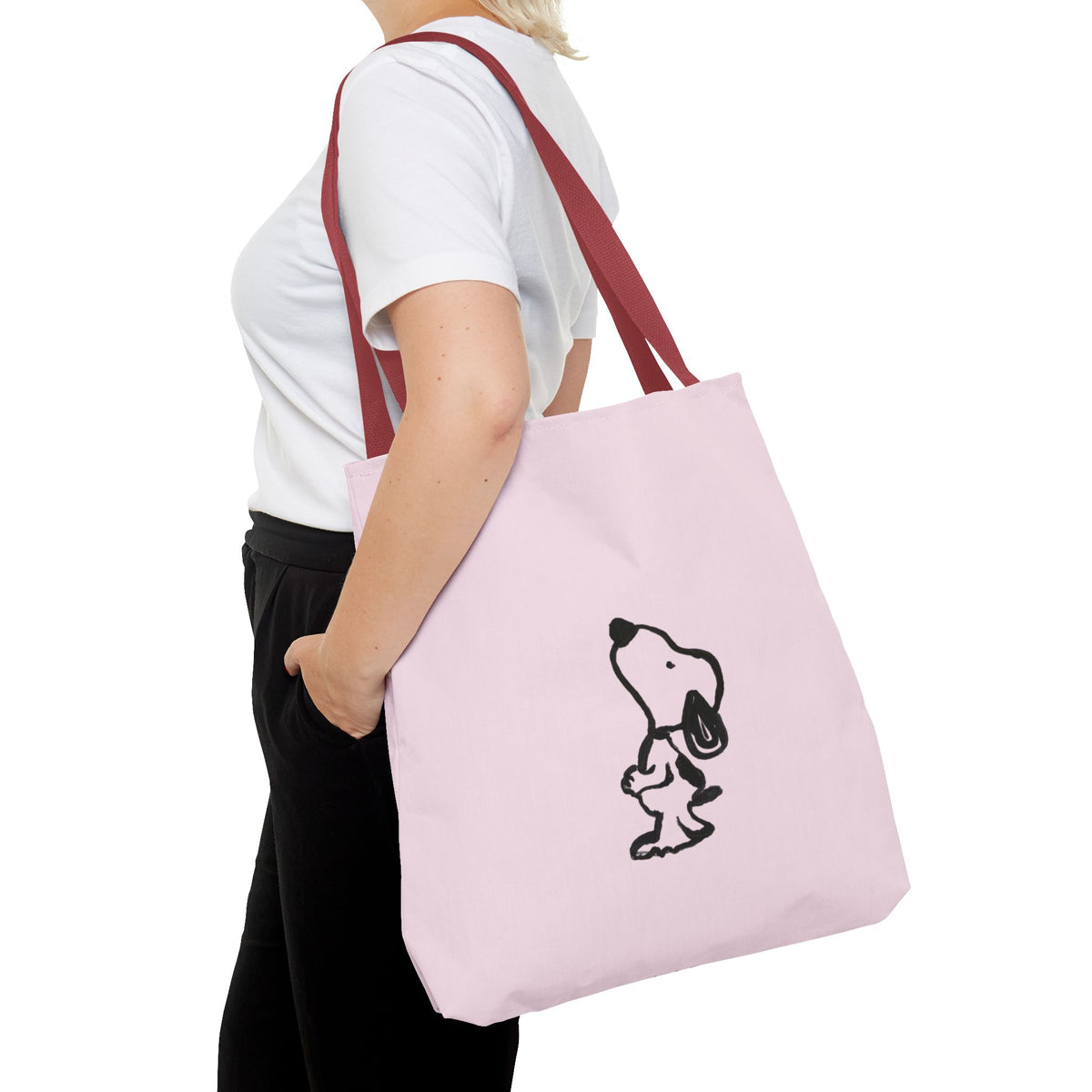 Beagle Puppy Dog Tote Bag - Shoulder 2 Straps Medium Shop, Market, Day or Travel Bag
