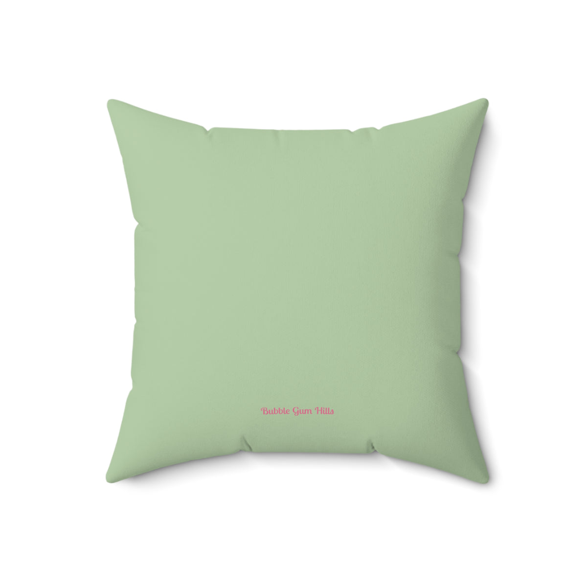 Tiny Dogs Walking Pattern Square Throw Pillow- Novelty Dopamine Pillow for Dog Lovers
