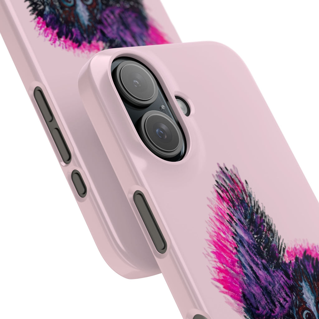 Pink Baby Punk Skunk Slim Mobile Phone Case — Cute Retro Animal Phone Cover