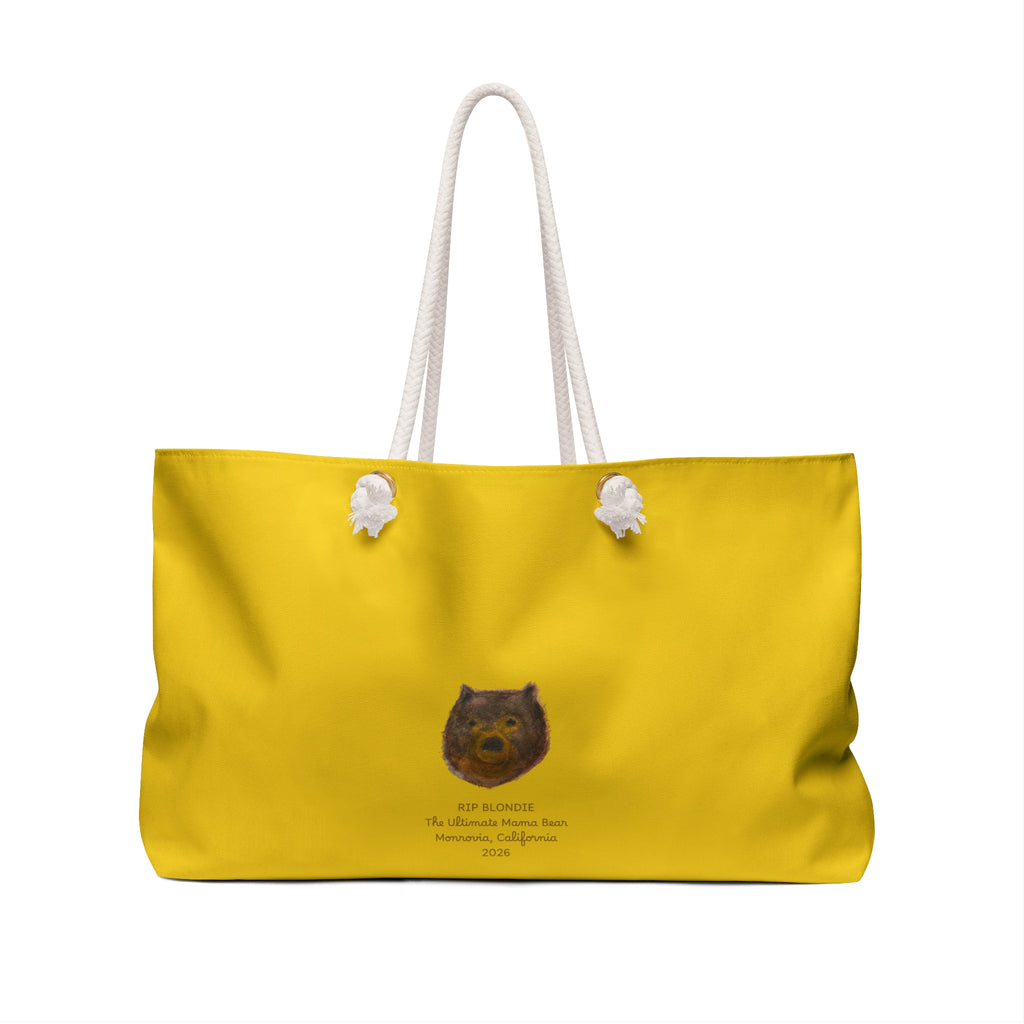 Mama Bear Blondie Memorial Day or Travel Tote Bag - The Ultimate Brown Mama Bear