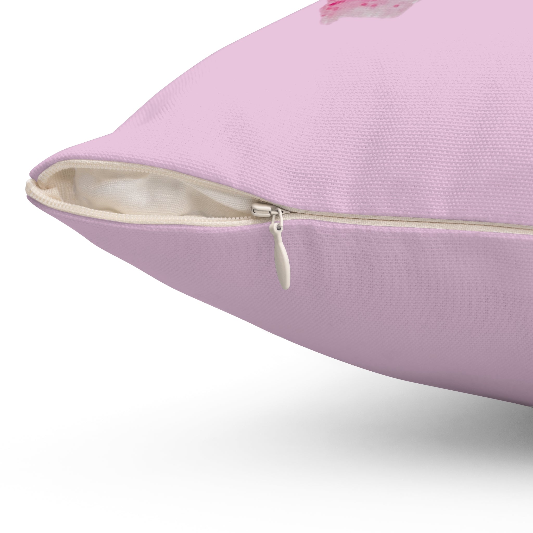 Pink 2- Sided 'Yes' & 'No' Accent  Decorative Throw Pillow — Playful & Fun