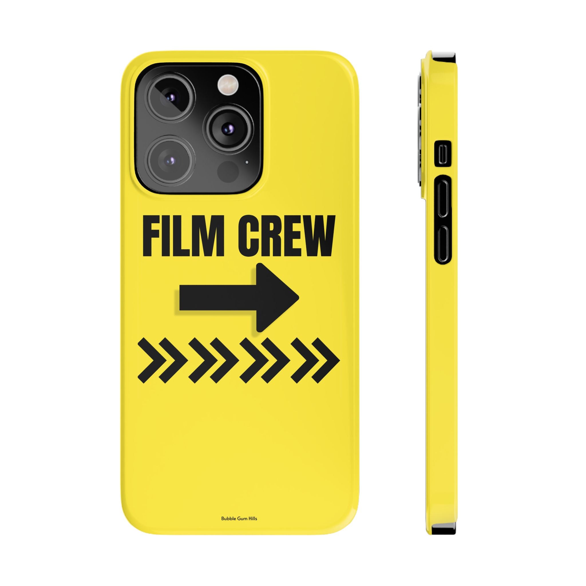 Hollywood Film & TV Production Film Crew Directional Sign- Mobile Phone Case