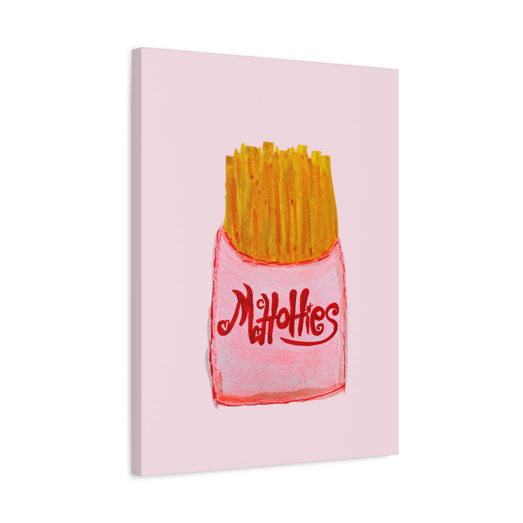 McHottie's Fresh French Fries Matte Wall Art Canvas