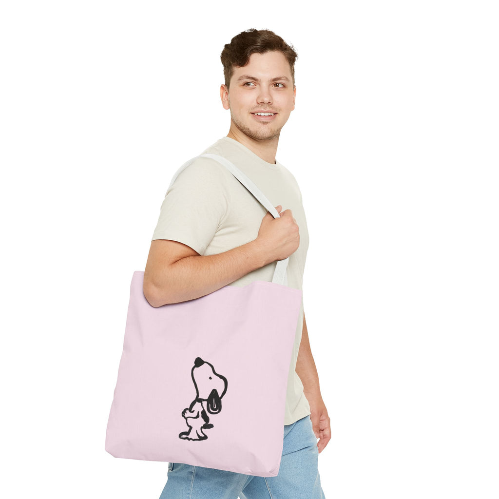 Beagle Puppy Dog Tote Bag - Shoulder 2 Straps Medium Shop, Market, Day or Travel Bag