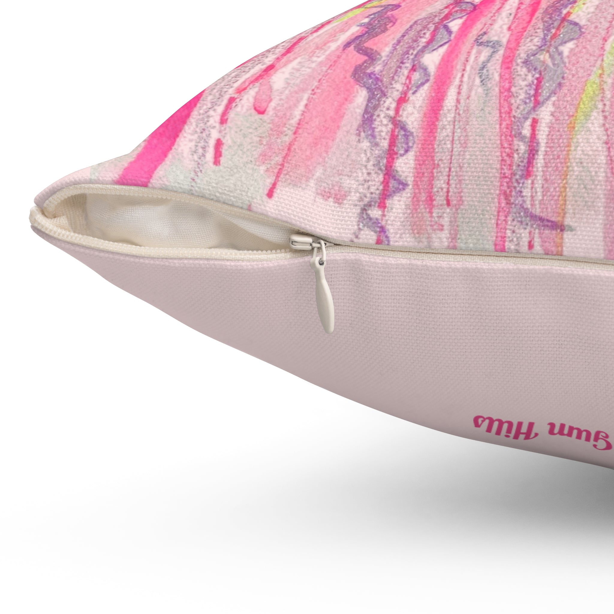 If Aliens Were Pink! Warning Cosmic Cuteness Detected Decorative Throw Pillow