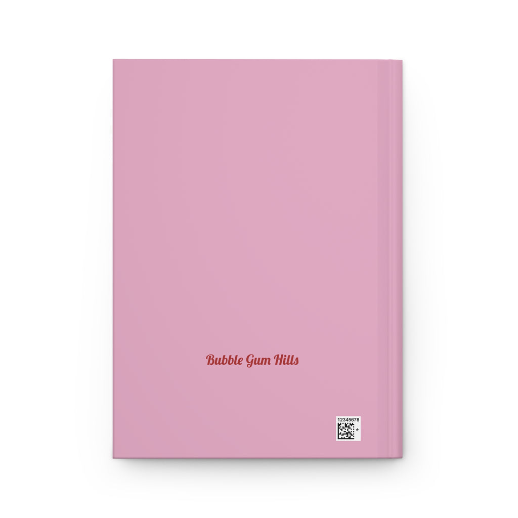Happy Dancing Beagle Dog with Hearts Journal (Pink)