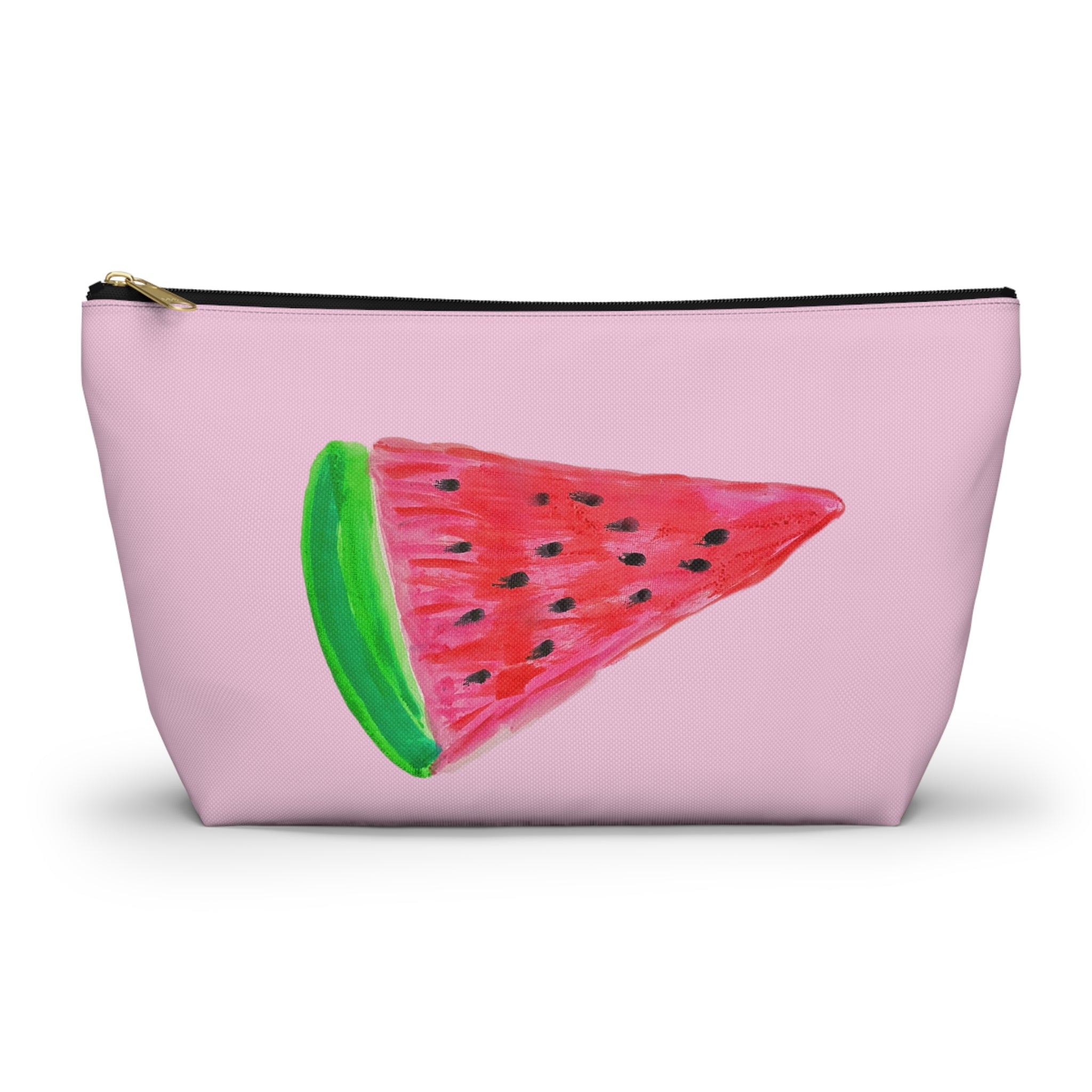 Summer Watermelon Ants Accessories Cosmetics Makeup Pouch Day or Travel Zipper Bag Small & Large