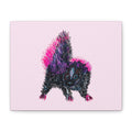 Pink Punk Skunk Matte Wall Art Canvas