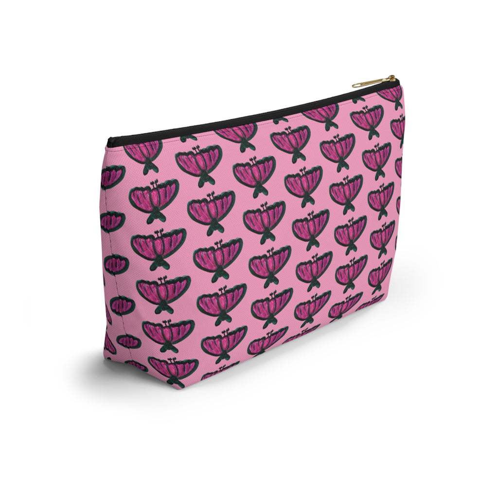 Baby Bats Pink & Black Accessory & Makeup Zipper Bag Small & Large