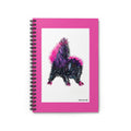 Pink Punk Skunk Art Spiral Notebook Journal