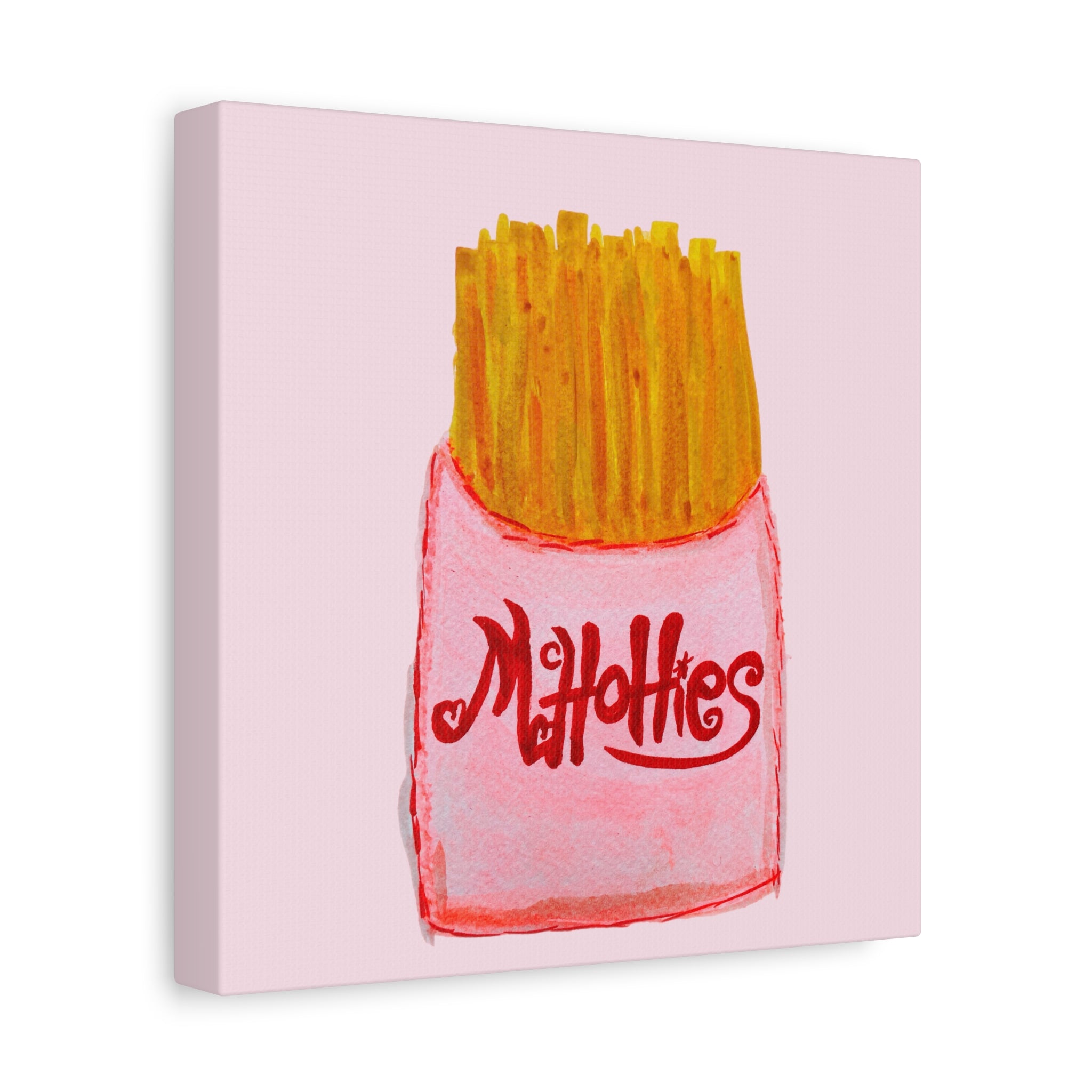 McHottie's Fresh French Fries Matte Wall Art Canvas