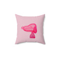 Pink Bubble Gum Pop Art Puppy Dog Square Decorative Throw Pillow -  Dopamine Decorative Pillow for Dog Lovers
