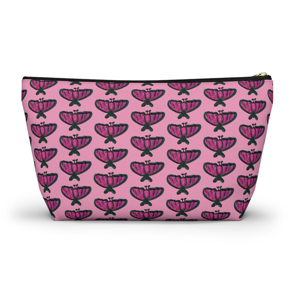 Baby Bats Pink & Black Accessory & Makeup Zipper Bag Small & Large
