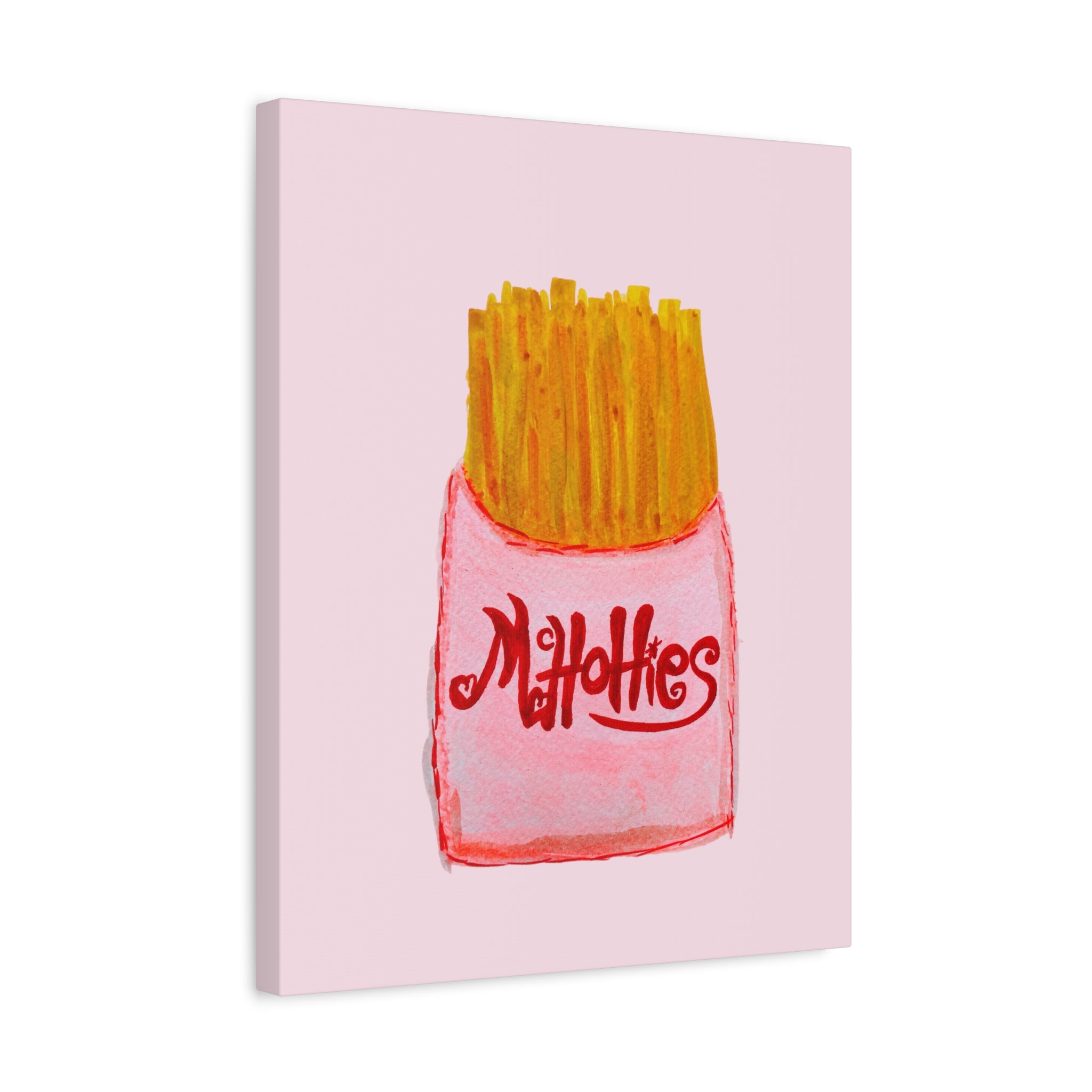 McHottie's Fresh French Fries Matte Wall Art Canvas