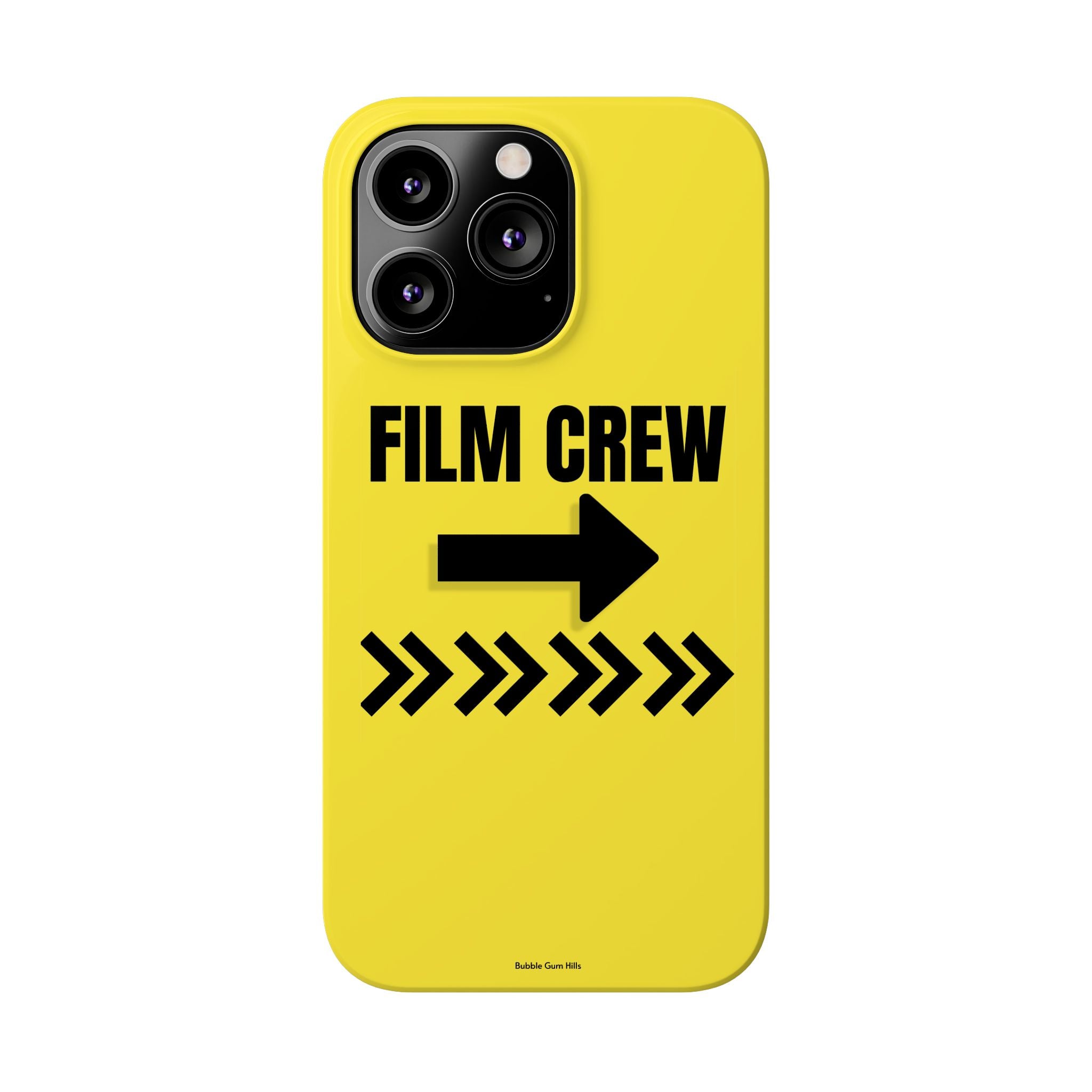 Hollywood Film & TV Production Film Crew Directional Sign- Mobile Phone Case