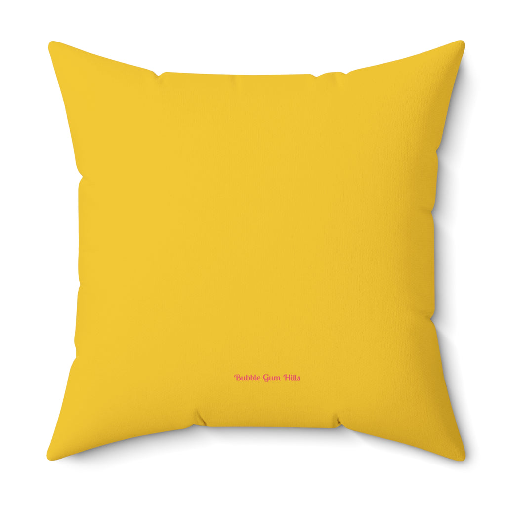 Colorful Hummingbird Throw Pillow — Inspirational Quote Decorative Cushion