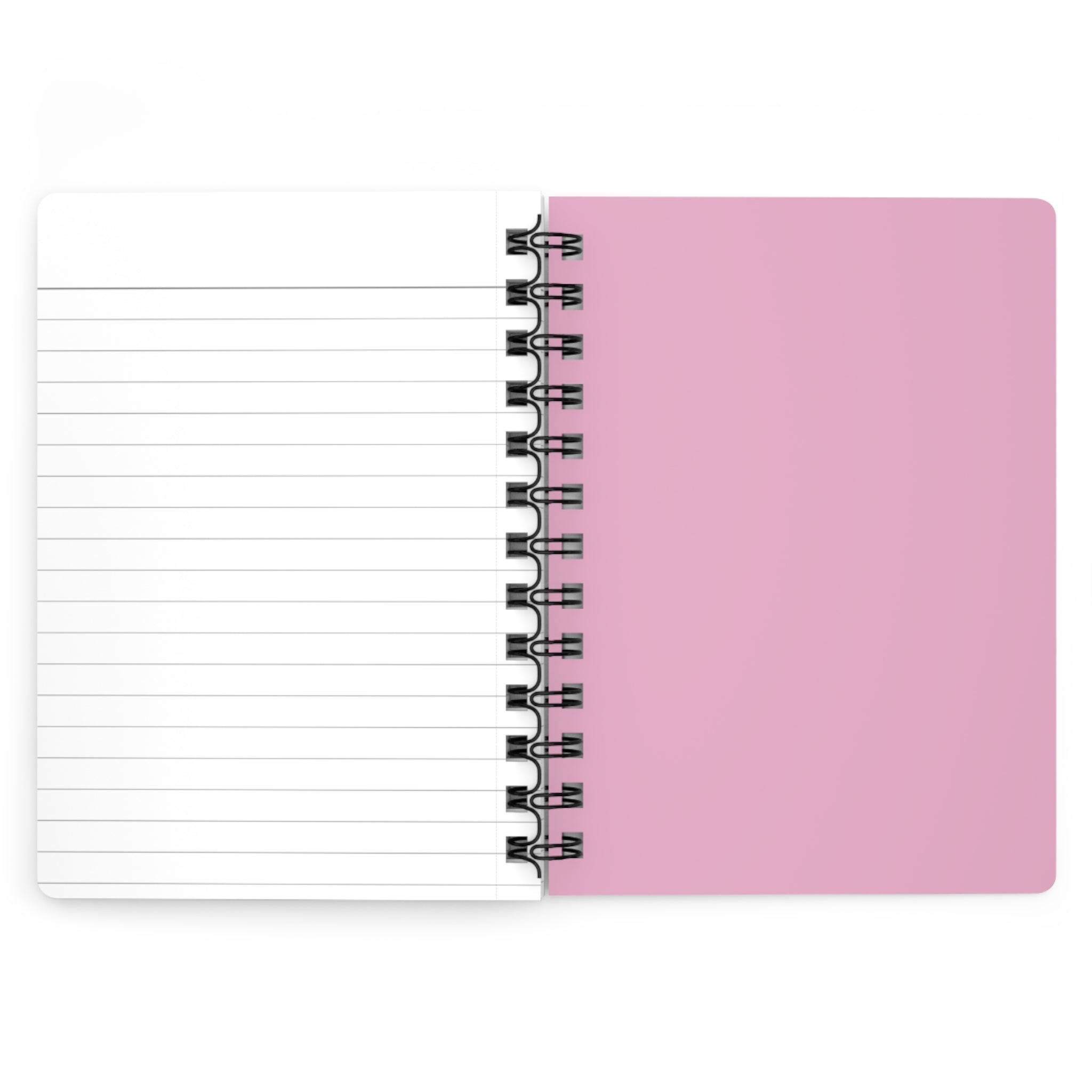 Joyful Dancing Pup with Hearts  — Spiral Notebook