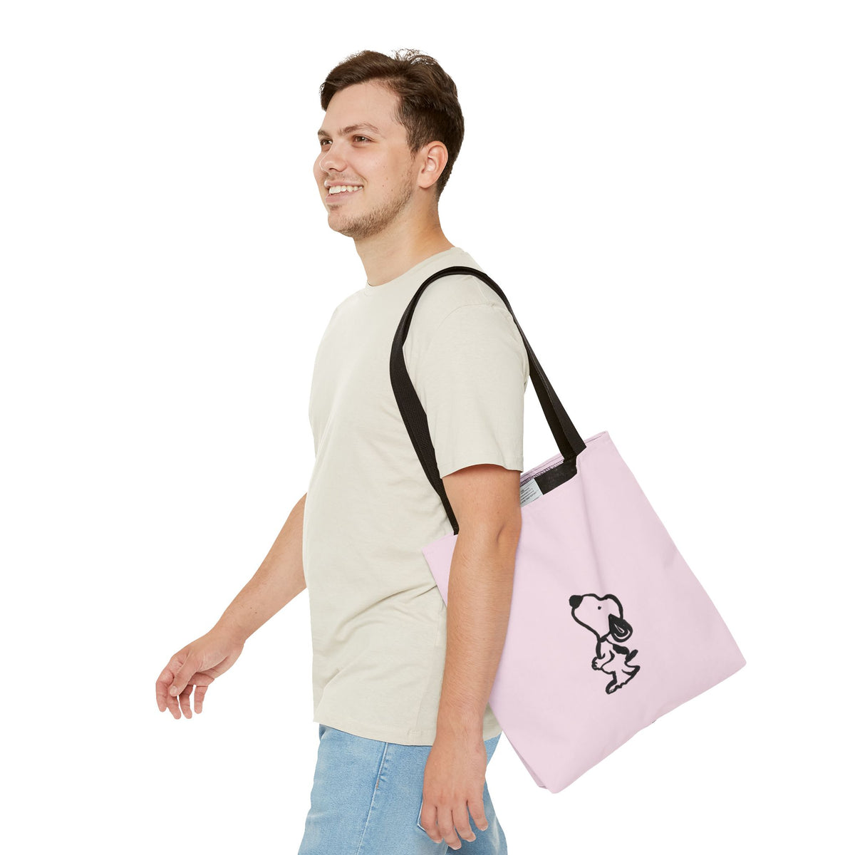 Beagle Puppy Dog Tote Bag - Shoulder 2 Straps Medium Shop, Market, Day or Travel Bag