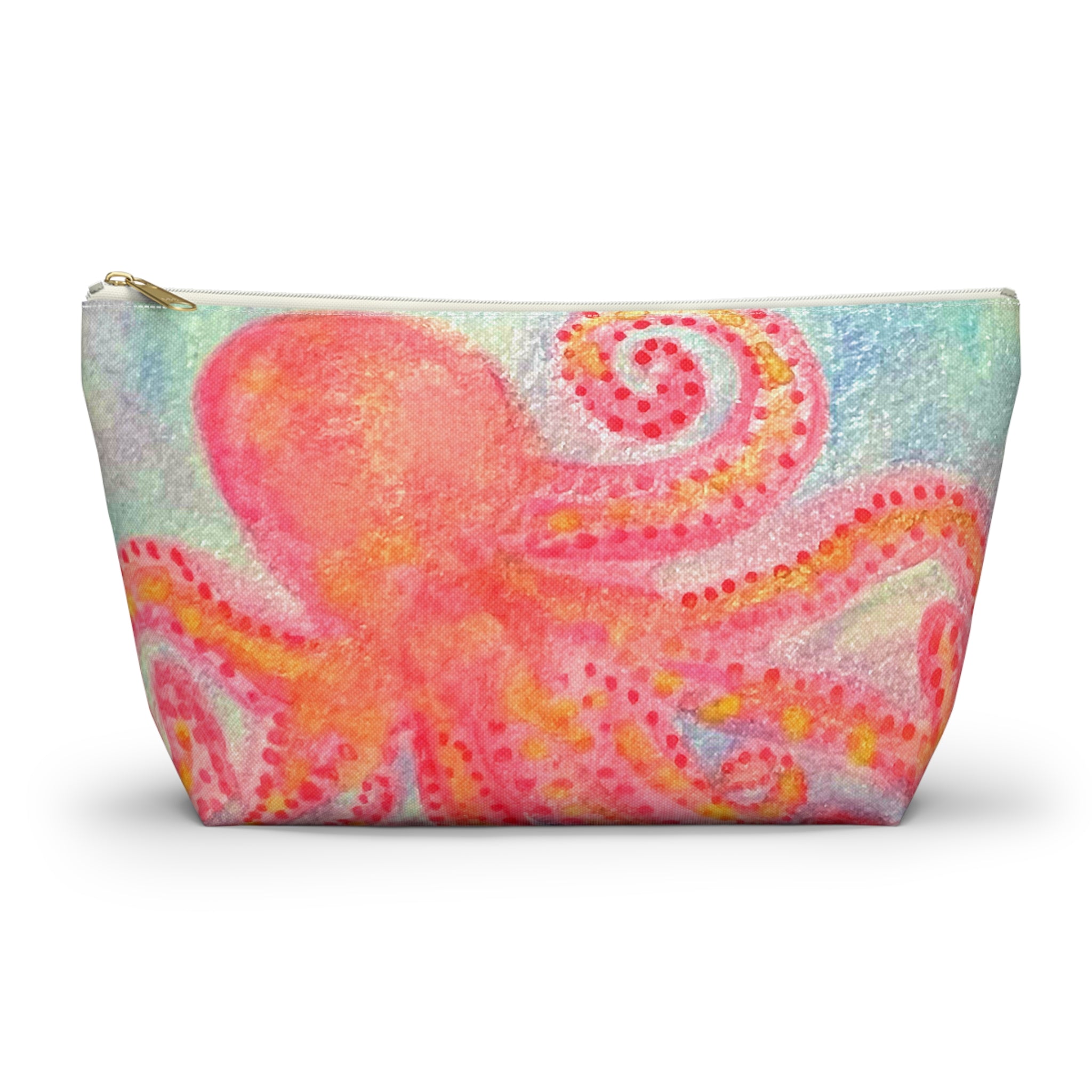 Cute Octopus Makeup Accessories Bag Pouch Day Travel Small Large