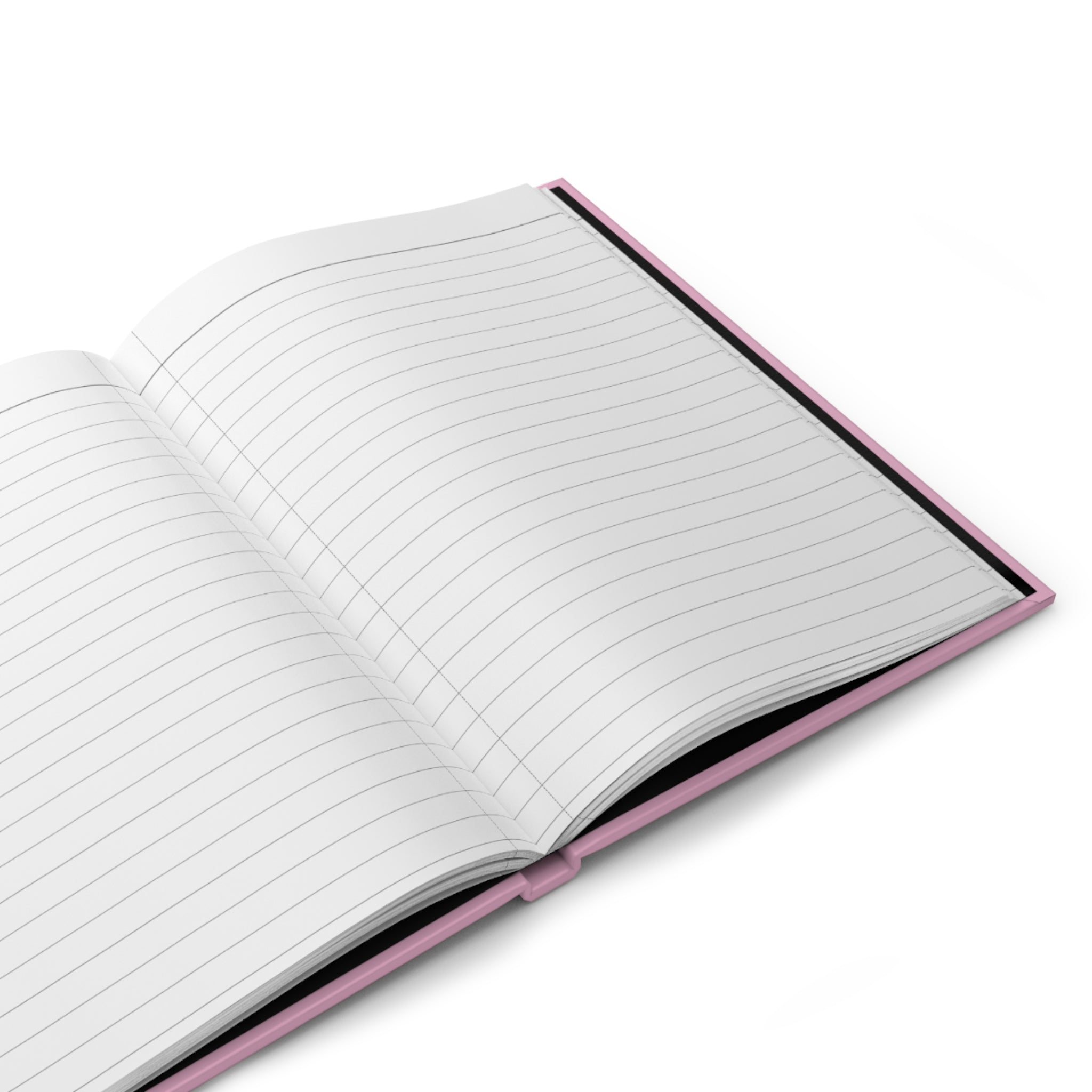 Happy Dancing Beagle Dog with Hearts Journal (Pink)