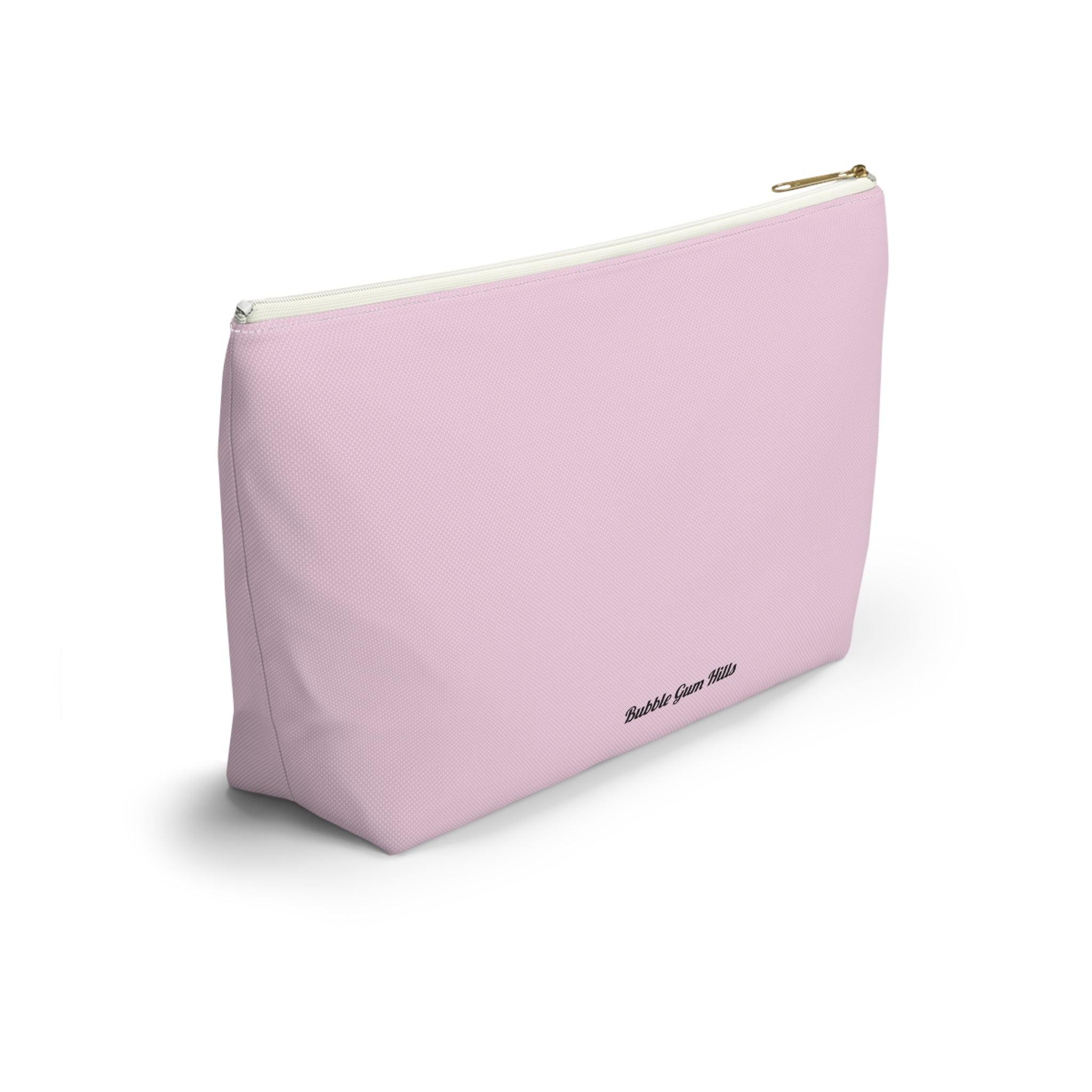 Pink Girl Gang Accessory Pouch — 'Bubble Gum Hills' T-Bottom Makeup Bag