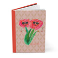 Smoking Tulip Ladies "The Secret Naughty Flower Society" Hardcover Matte Journal Notebook Diary – Lined 150 Pages