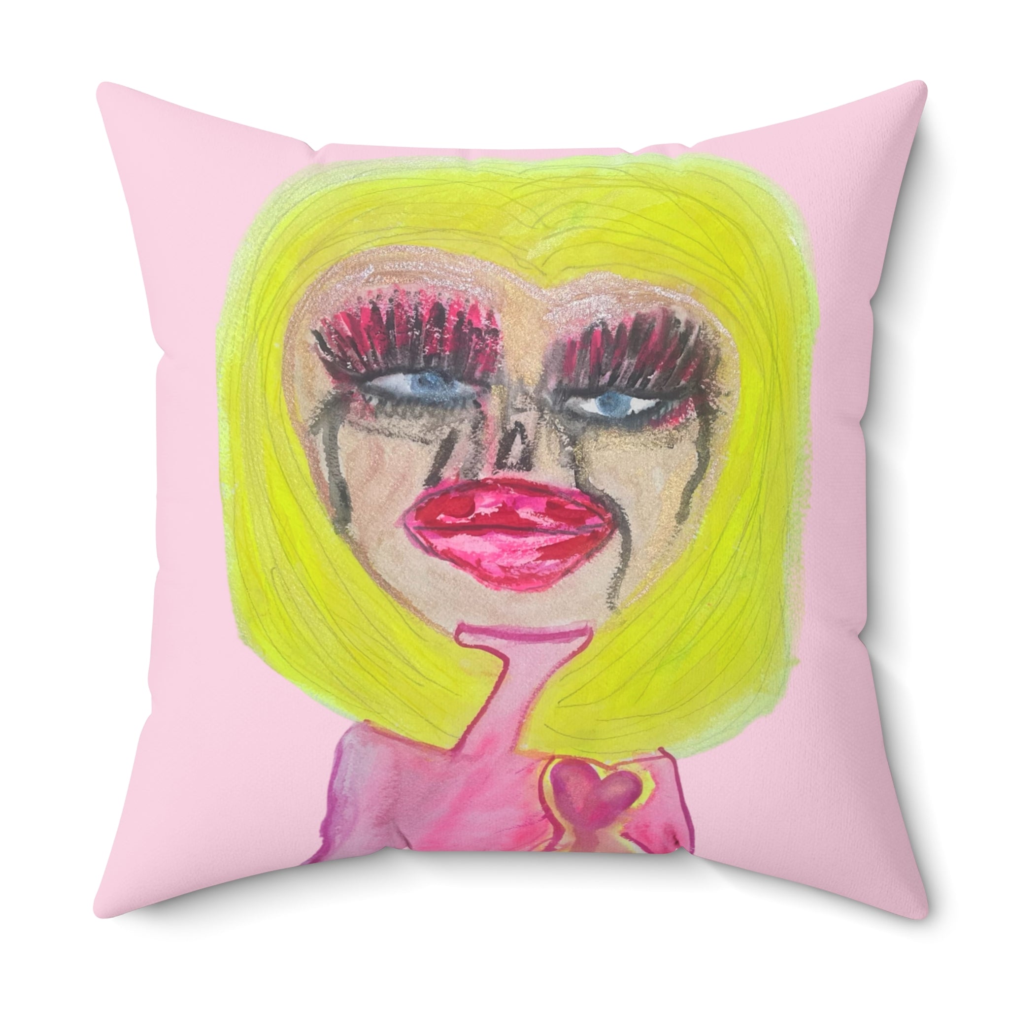 "The Gals" Betty  - Blonde Decorative Throw Pillow