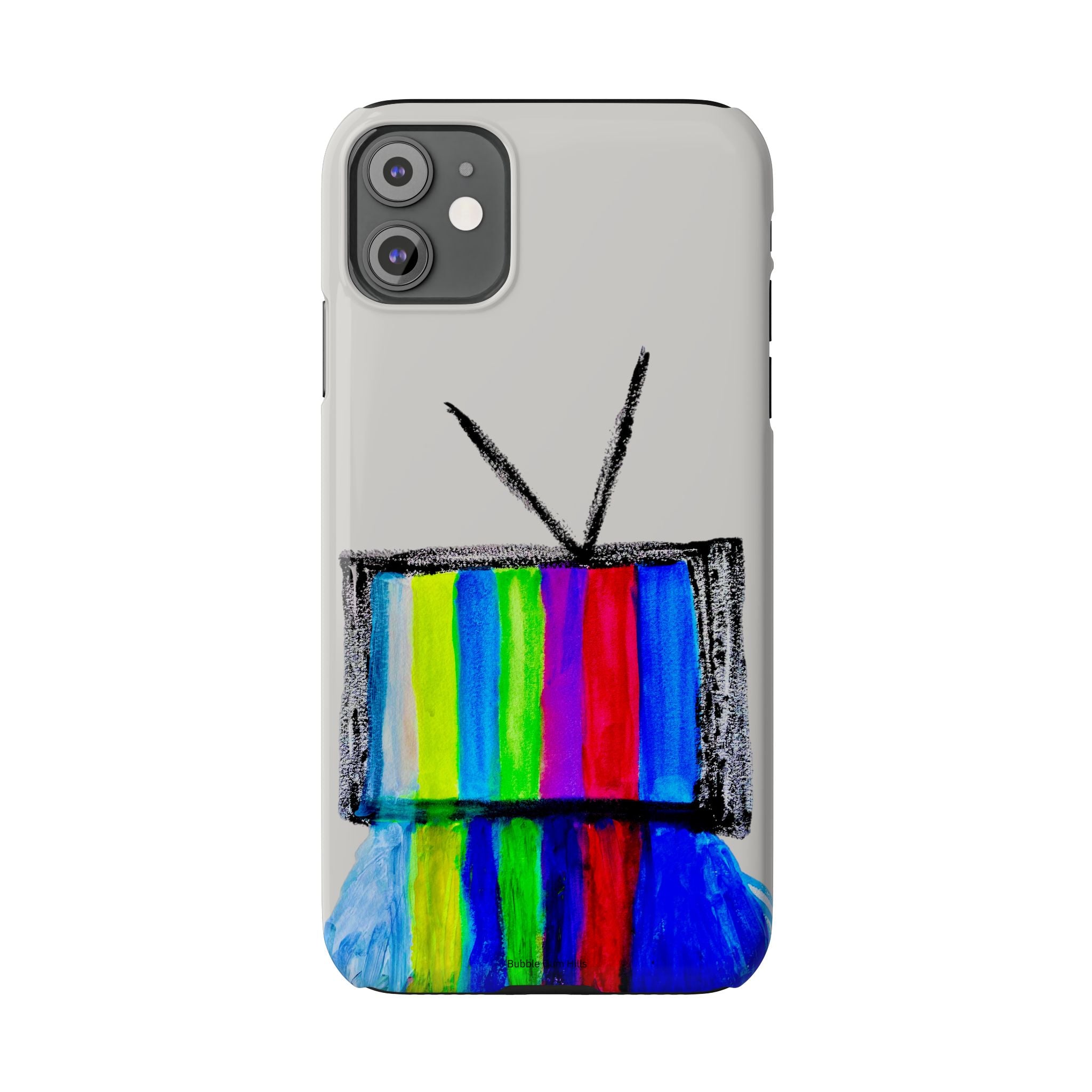 Retro Color Bar Melting TV  SMTP—  Slim Mobile iPhone Case