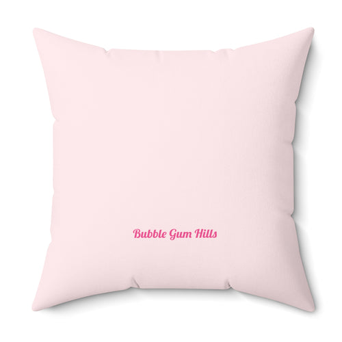 Baby Pink Punk Skunk Decorative Throw Pillow