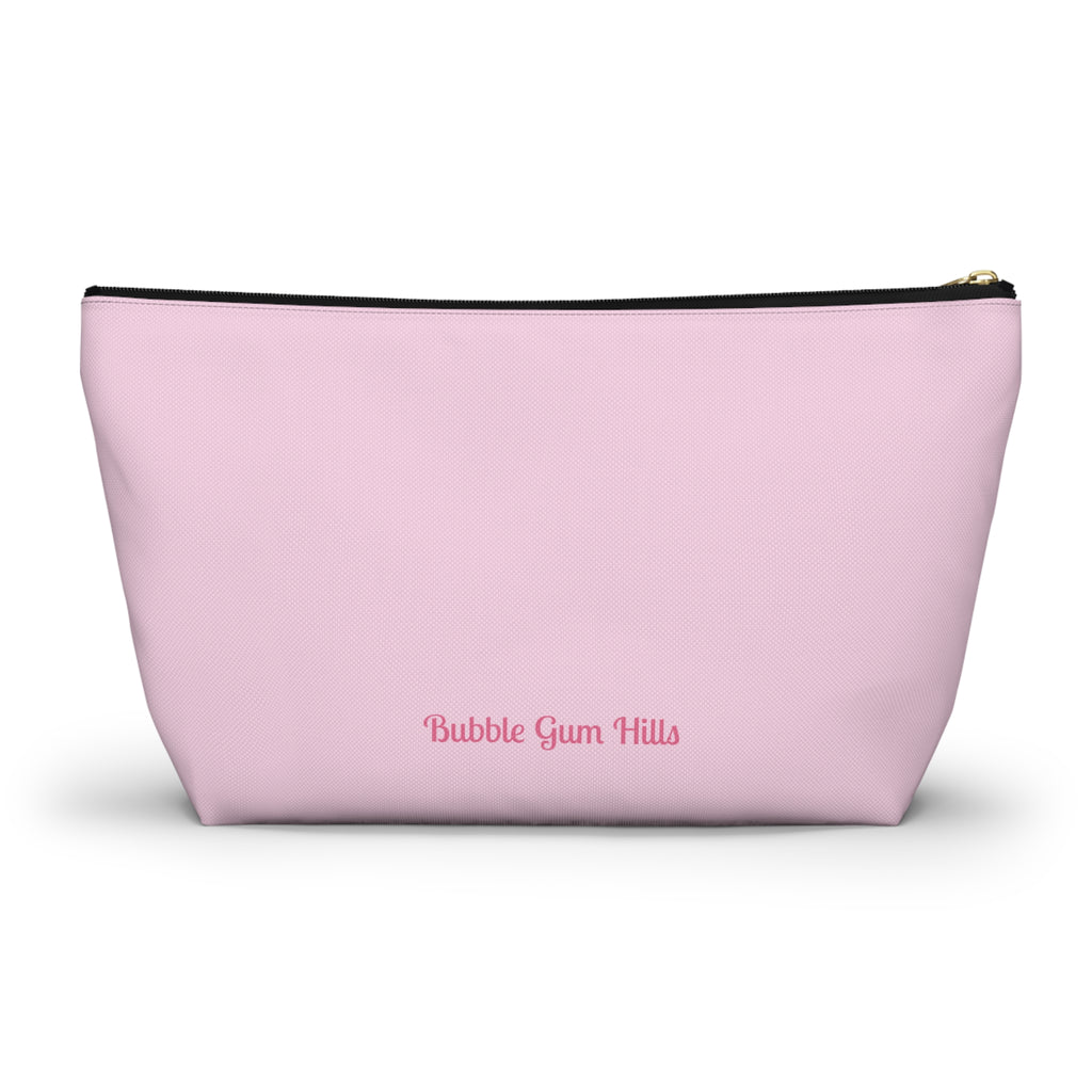 Cute Chocolate Brown French Bulldog Accessories Makeup Pouch Zipper Bag Day or Travel Small & Large