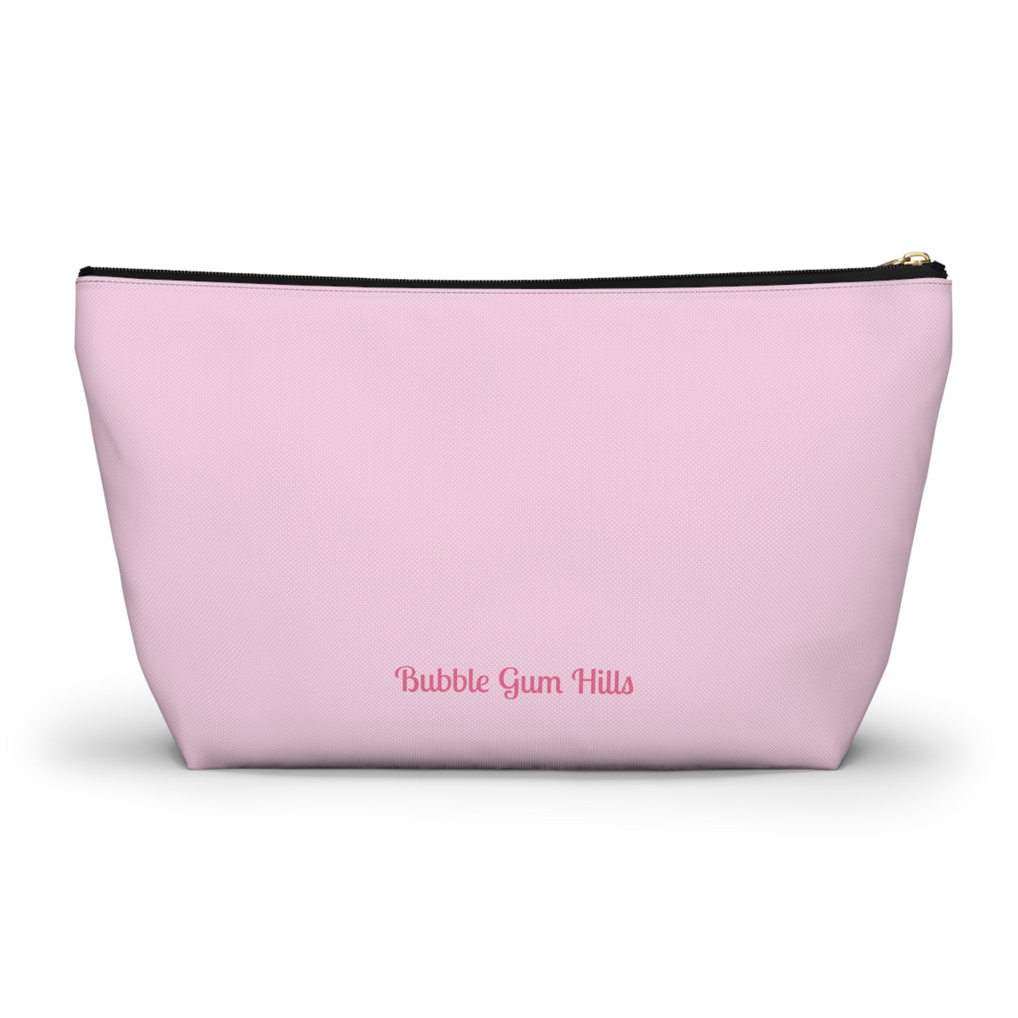 Cute Chocolate Brown French Bulldog Accessories Makeup Pouch Zipper Bag Day or Travel Small & Large