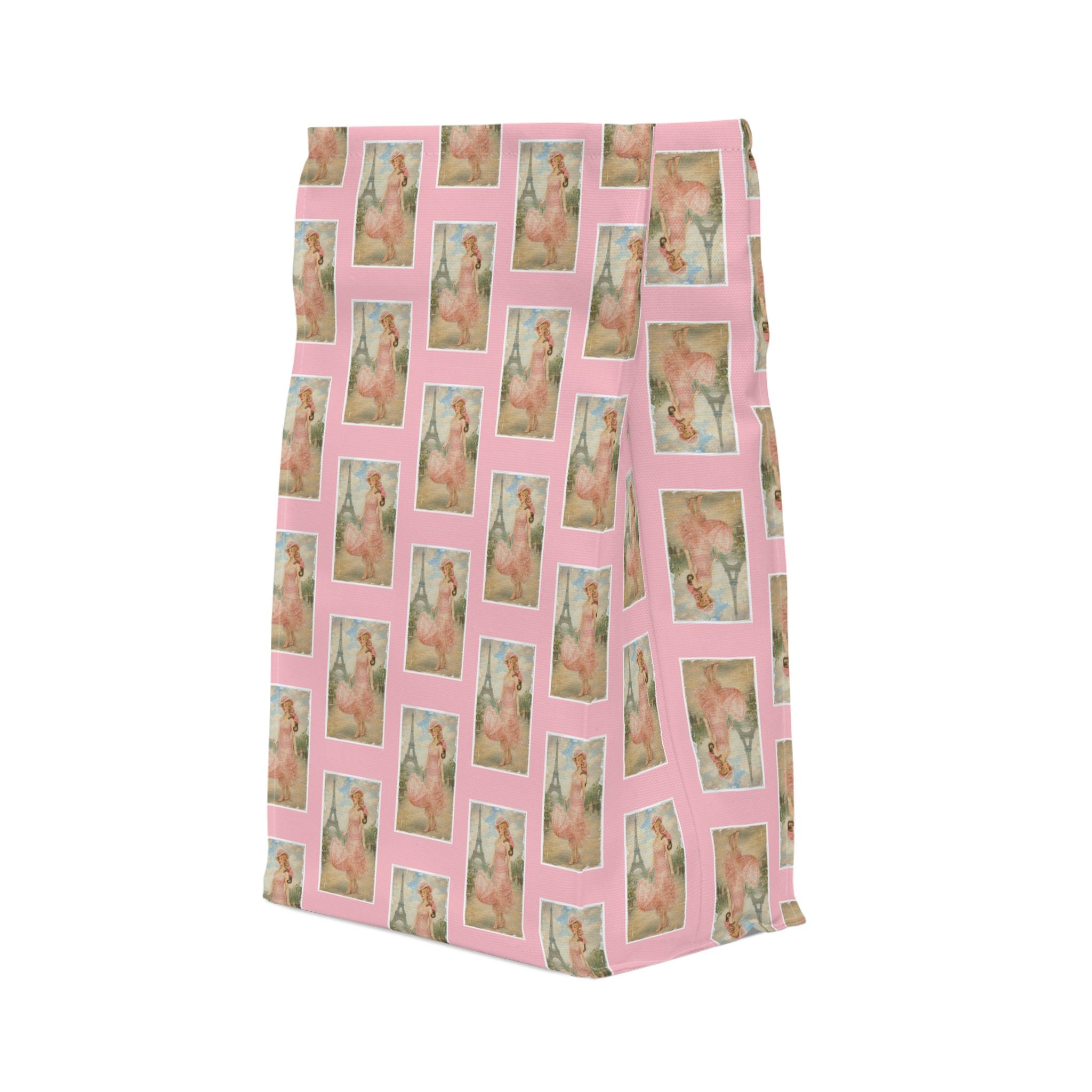 Parisian Vintage Lady Lunch Bag — Eiffel Tower