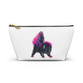 Pink Punk Skunk Accessory Pouch T-Bottom Cosmetic Bag