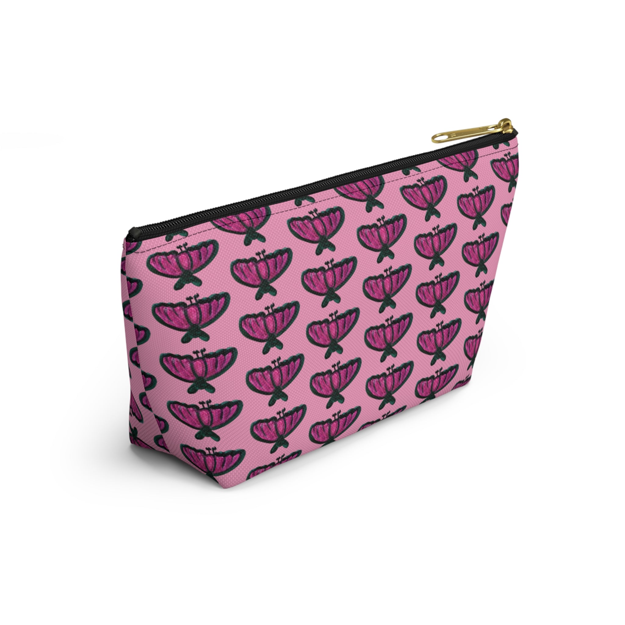 Baby Bats Pink & Black Accessory & Makeup Zipper Bag Small & Large