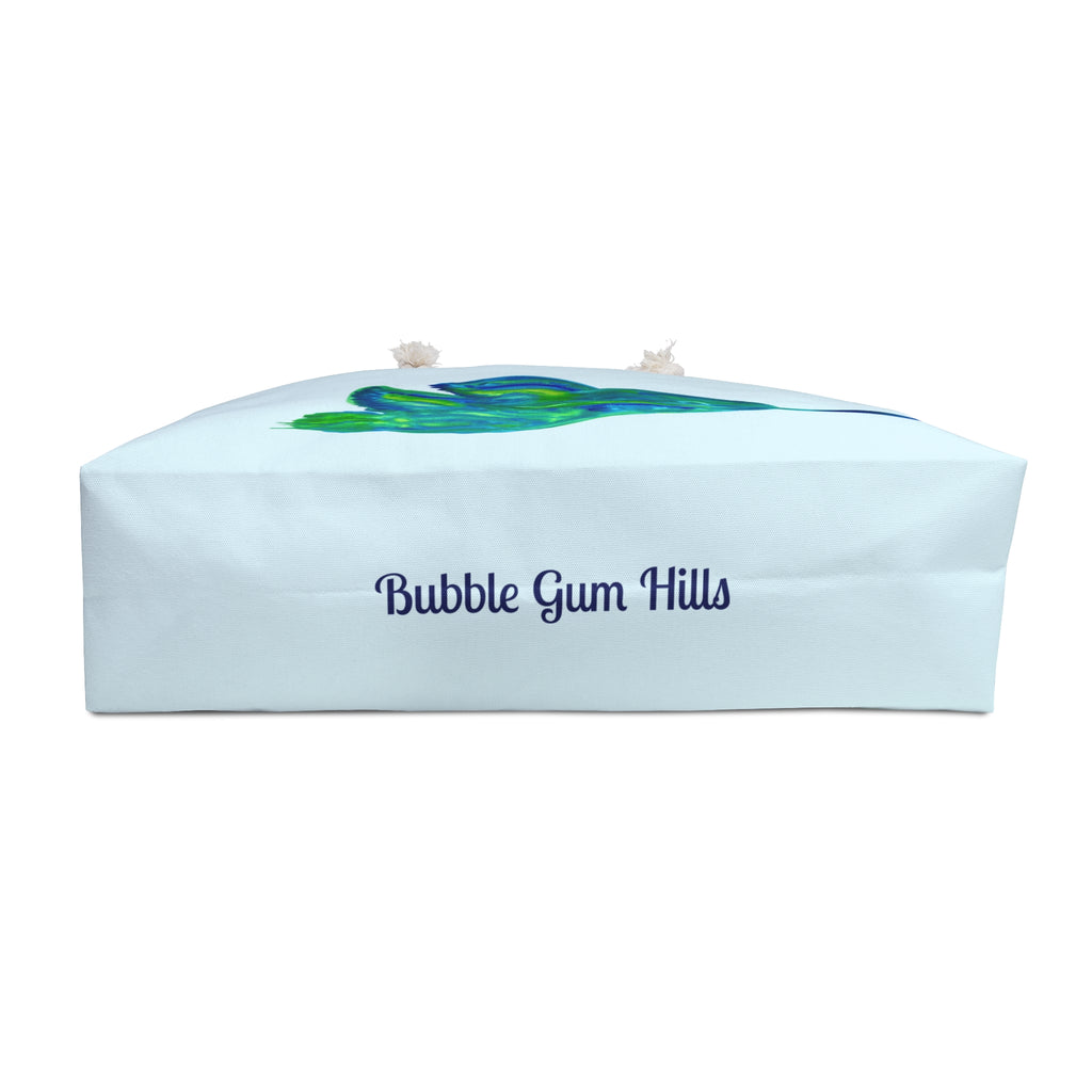 Blue Green Hummingbird Weekender Tote Bag