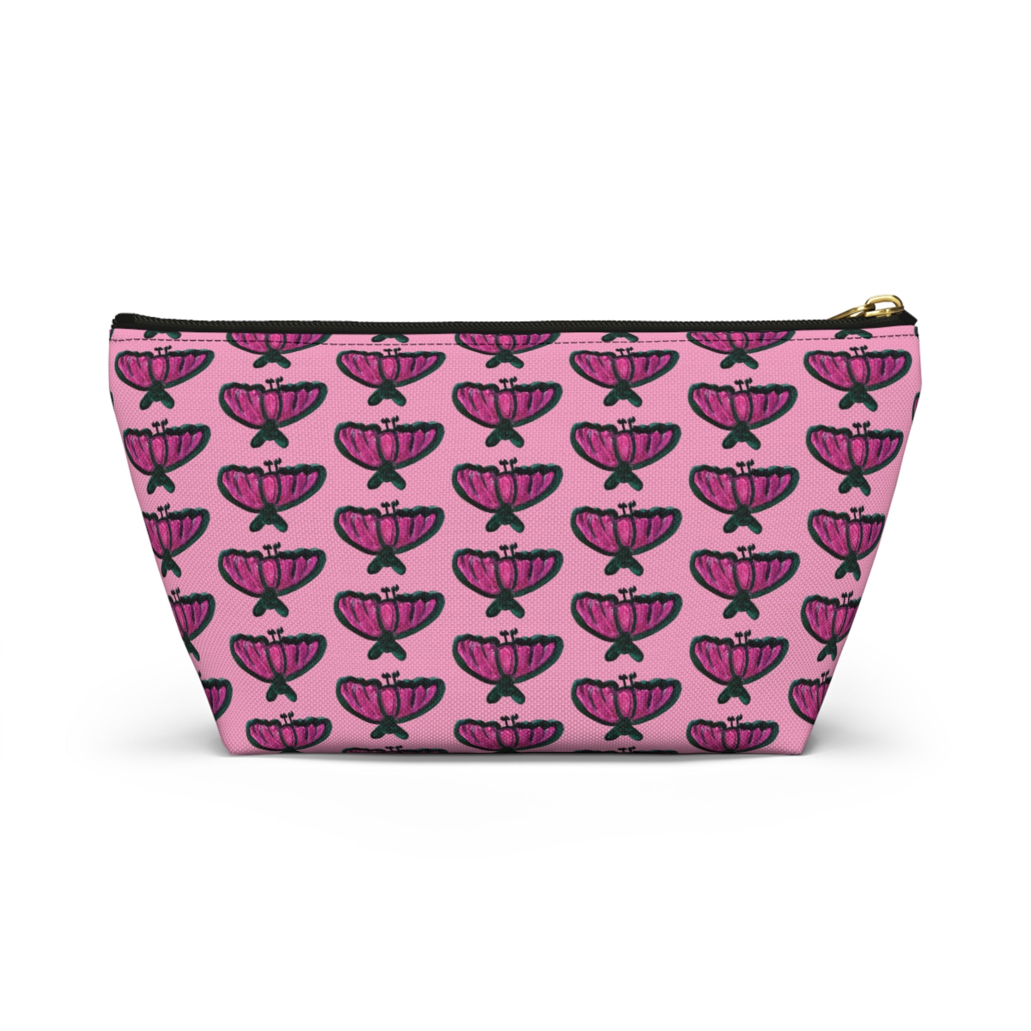 Baby Bats Pink & Black Accessory & Makeup Zipper Bag Small & Large