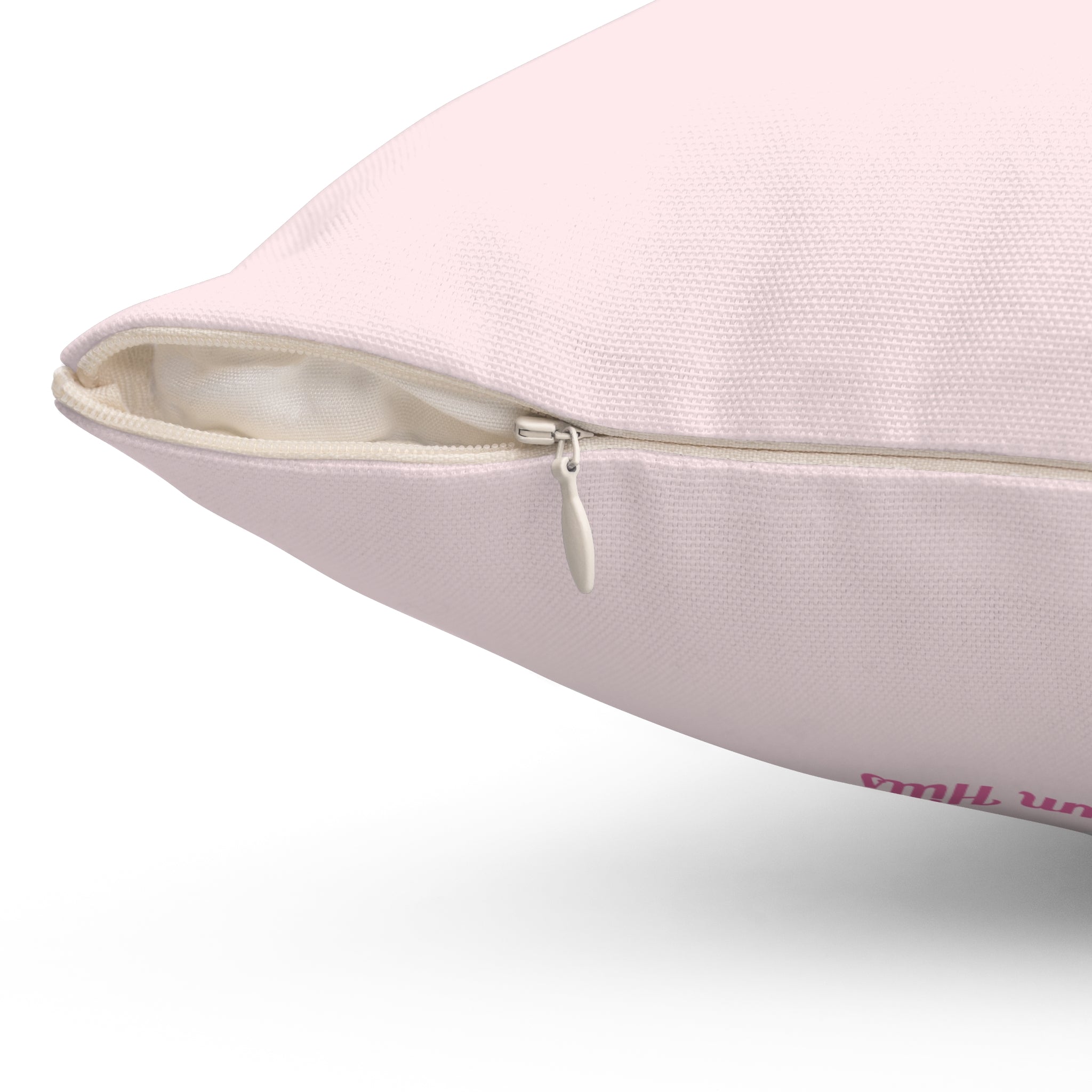 Pink Bubble Gum Pup Decorative Pillow