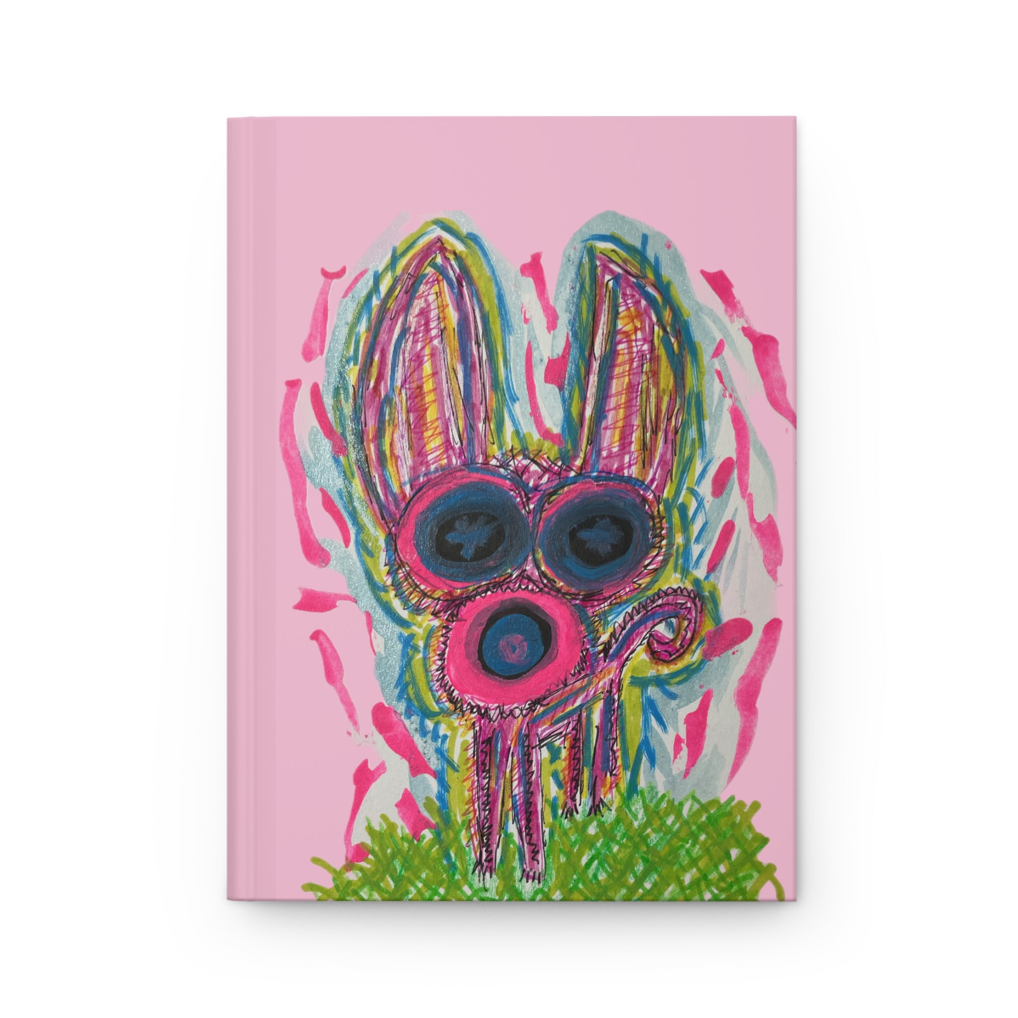 Cute Stressed Dog: Chihuahua - Journal Notebook Diary- Light Pink Matte Hardcover - 150 Page Lined Book