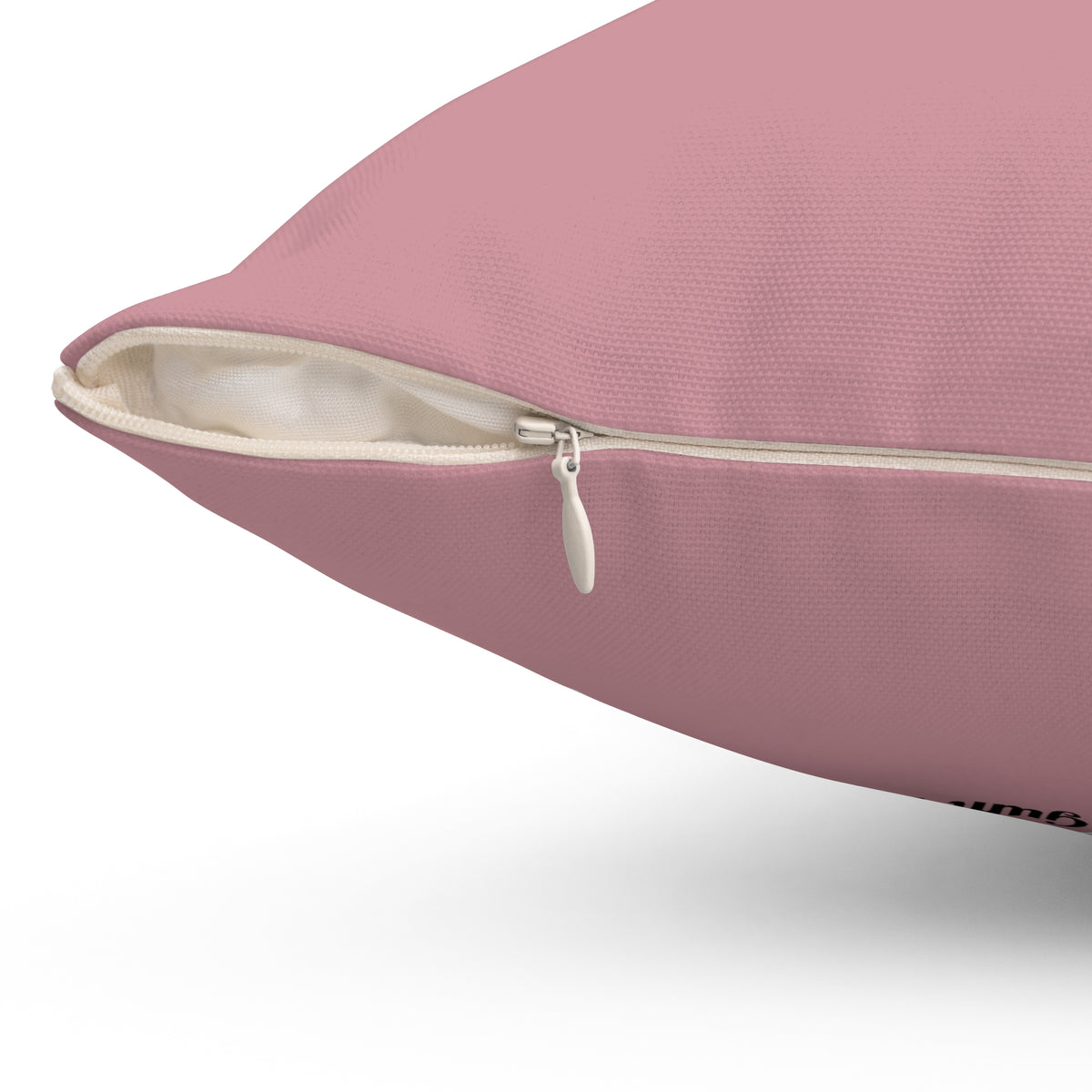 Cute Sleeping Blue French Bulldog Pillow — Pink Decorative Dog Throw Pillow