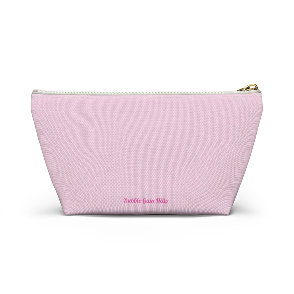 Pink Girl Dance Makeup Beauty Tech Accessories Pouch Zipper Bag Day or Travel Small & Large