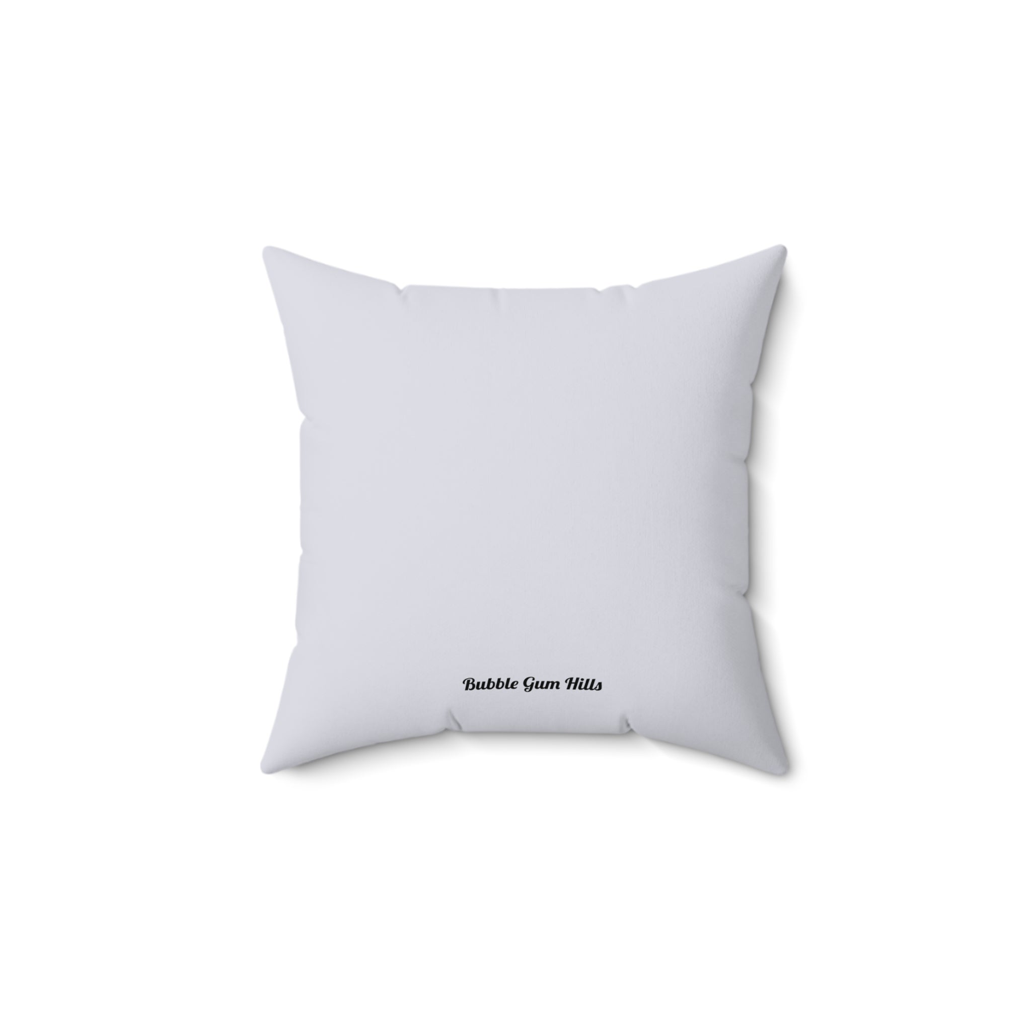 Sleeping French Bulldog Gray Blue Pillow — Spun Polyester Square Throw Pillow