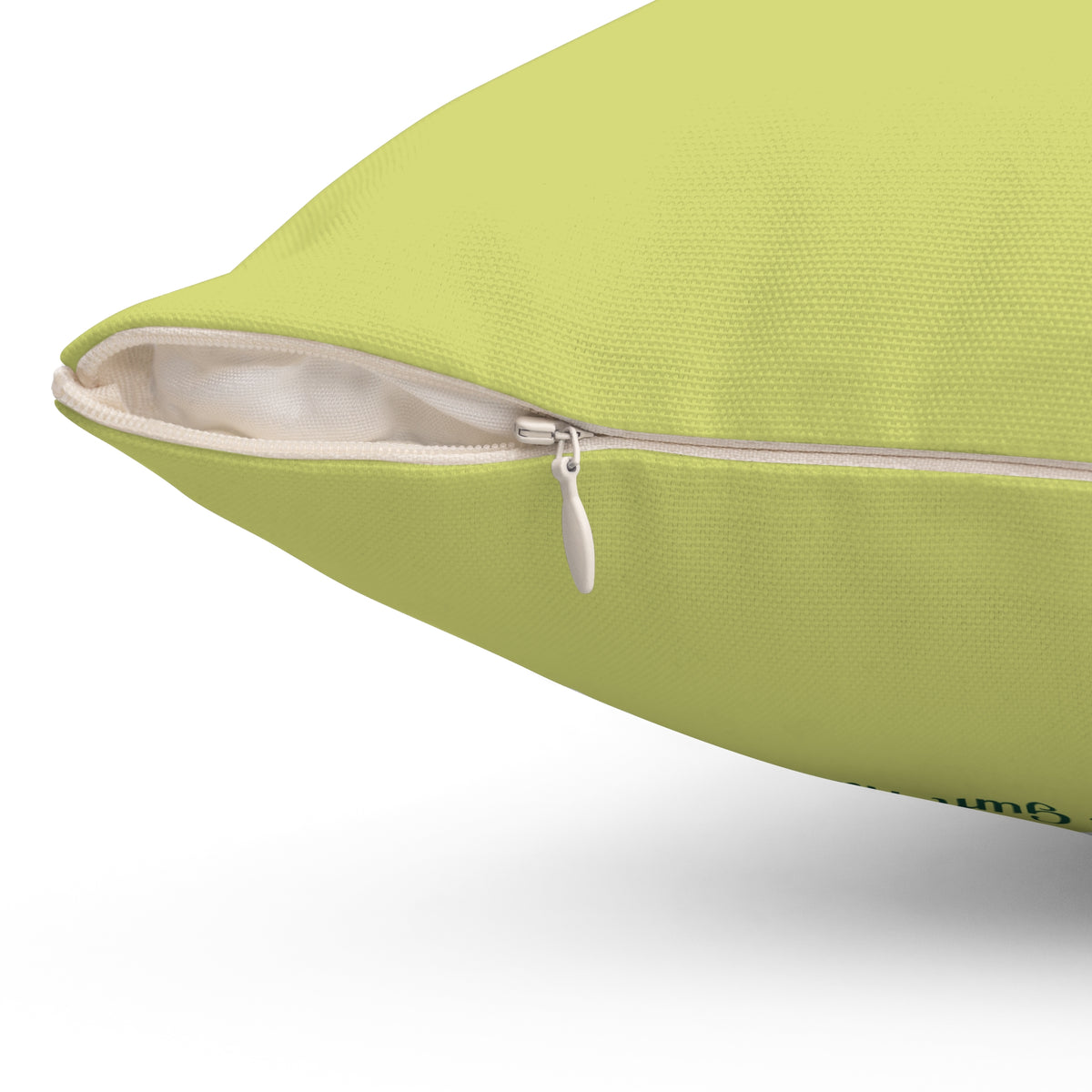 Green Bird Vibrant Lime Decorative Throw Pillow
